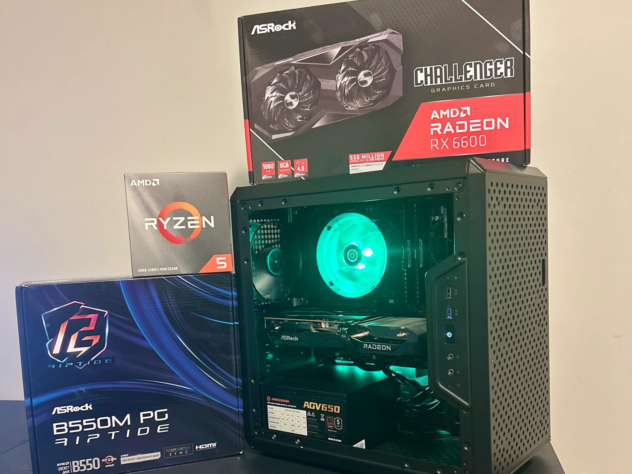 Budget Gaming Pc⚡RX 6600⚡Ryzen 5 4500