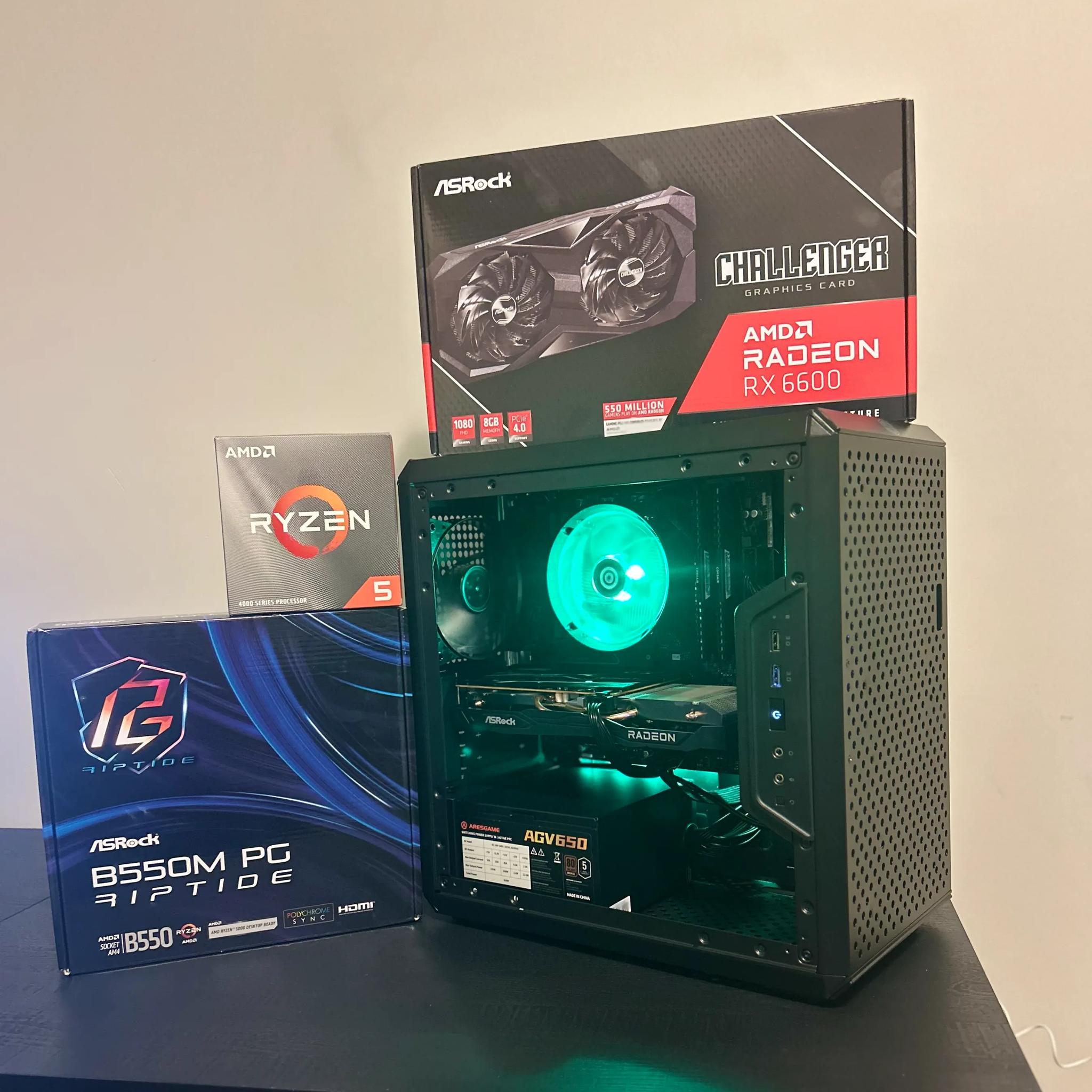 Budget Gaming Pc⚡RX 6600⚡Ryzen 5 4500