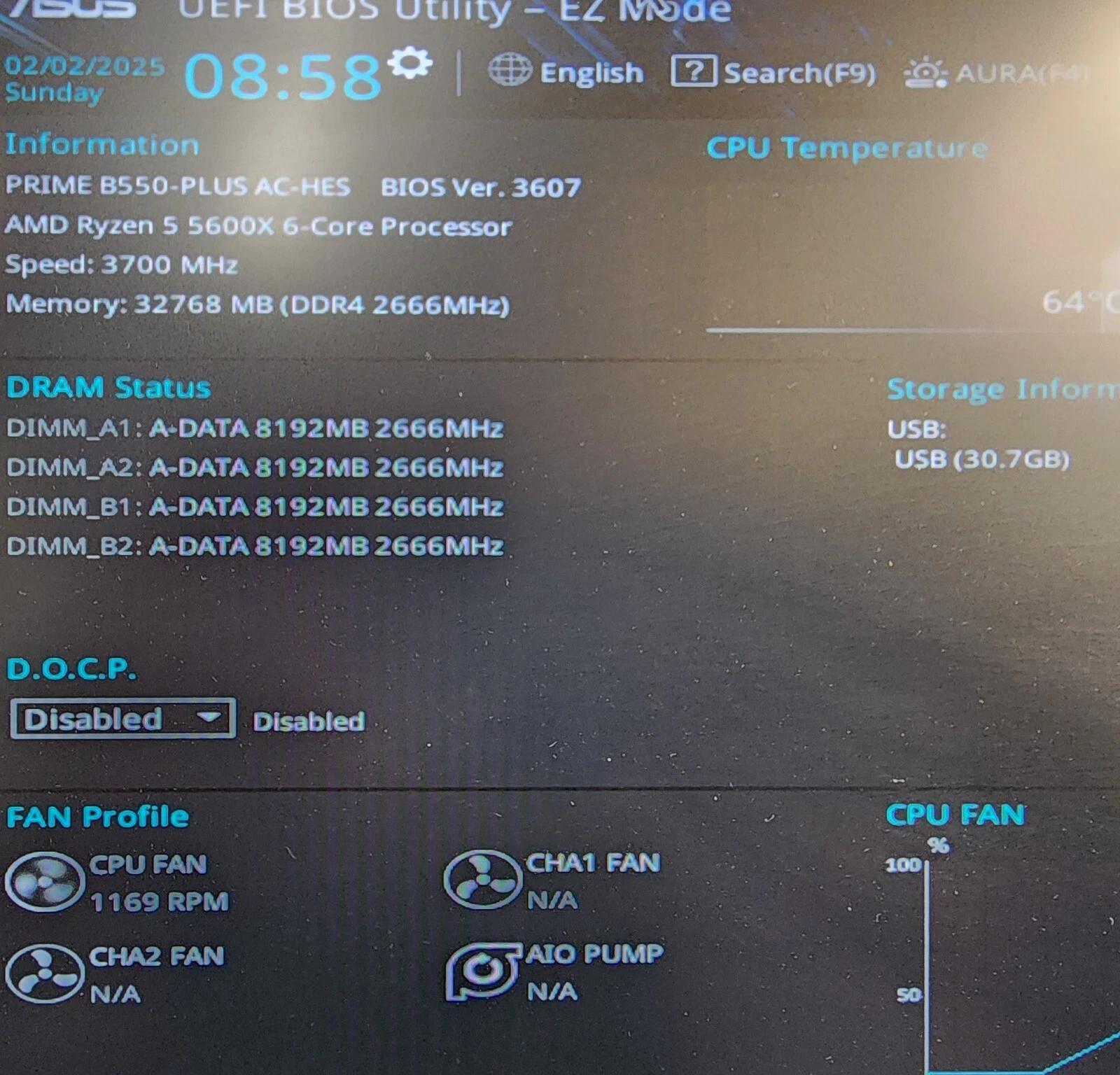 UPDATED BIOS ASUS PRIME B550-PLUS AC-HES WIFI DDR4 AM4 Motherboard