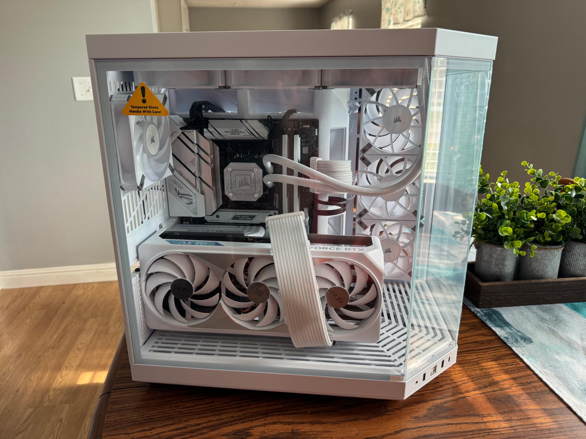 1440/4K Ultimate Whiteout Gaming PC | Nvidia RTX 4090 | Ryzen 7 7800x3d