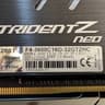G.Skill TridentZ Neo 32GB(2x16GB)DDR4-3600 C16 Dual Channel Memory Kit - F4-3600C16D-32GTZNC