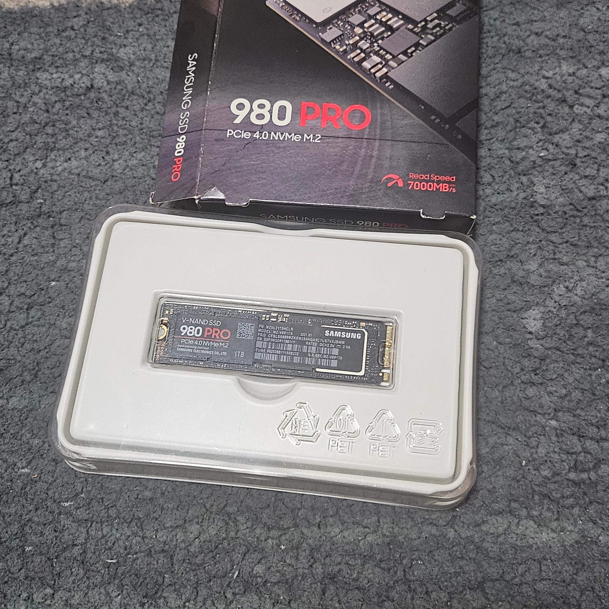 Samsung 980 Pro 1TB NVMe PCIe 4.0 SSD – Fast Gen 4 Storage