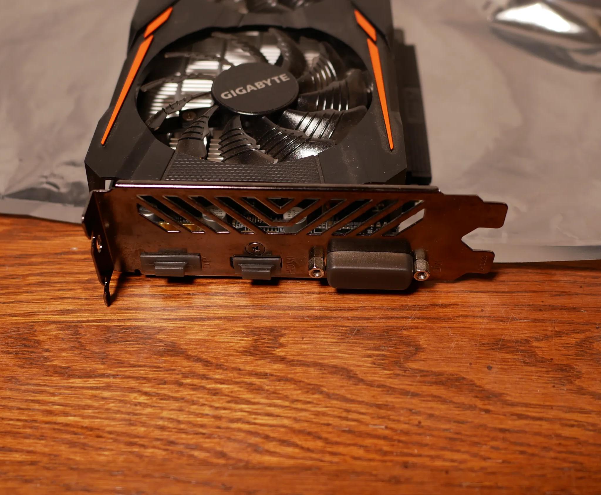 GIGABYTE GTX 1050 Ti OC 4GB GDDR5 Graphics Card (GV-N105TOC-4GD)