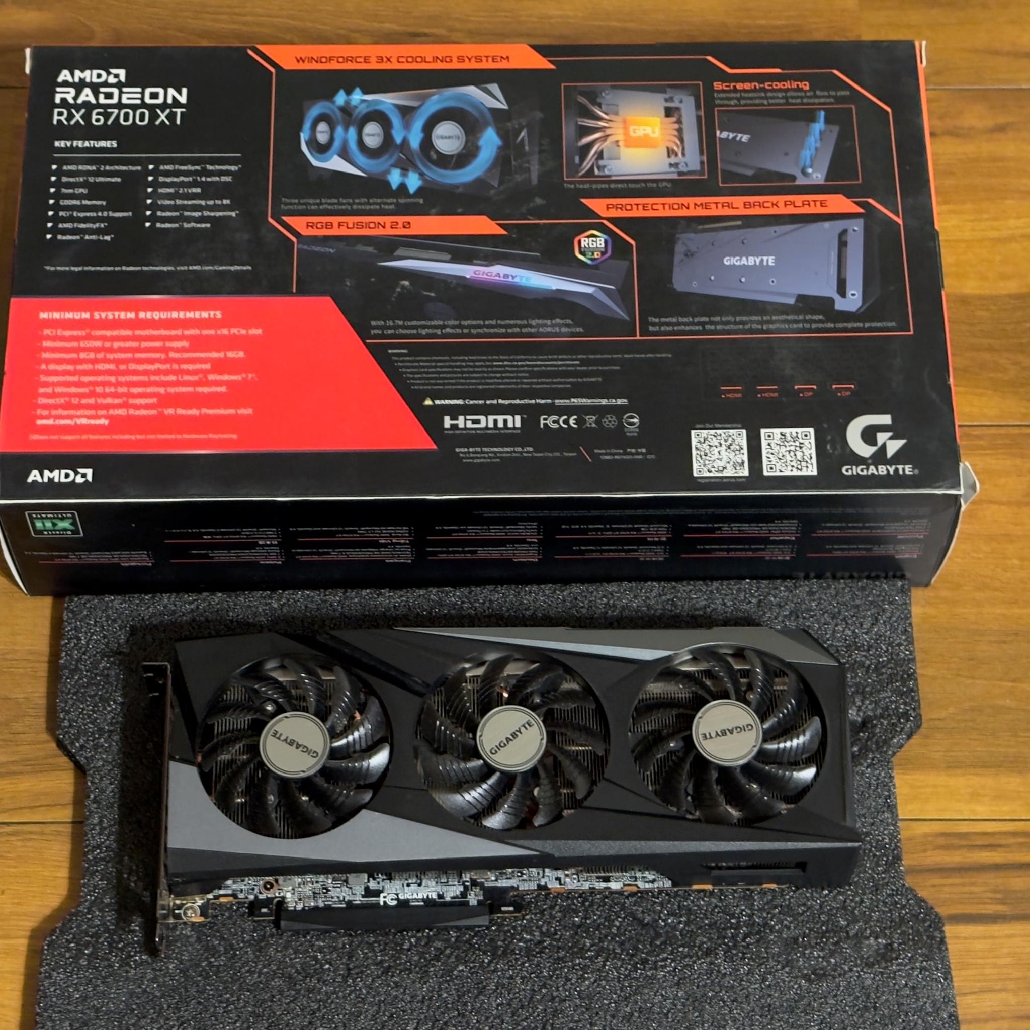 Gigabyte GAMING OC Radeon RX 6700 XT