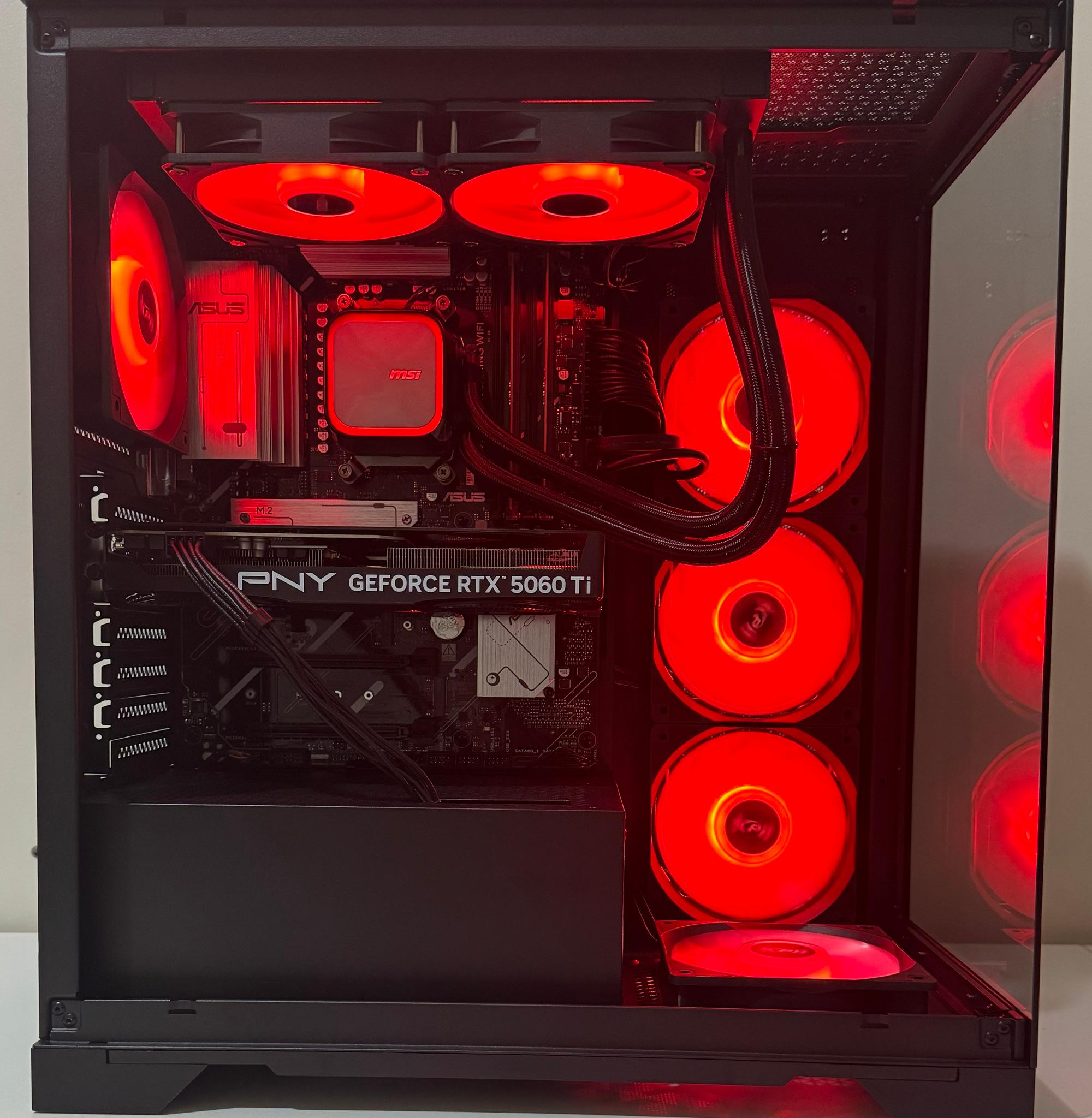 AMD X3D Ryzen 5 7500X3D 32GB DDR5 RAM GeForce RTX 5060 Ti 1TB Gen5 NVMe SSD Corsair 850W Gaming PC