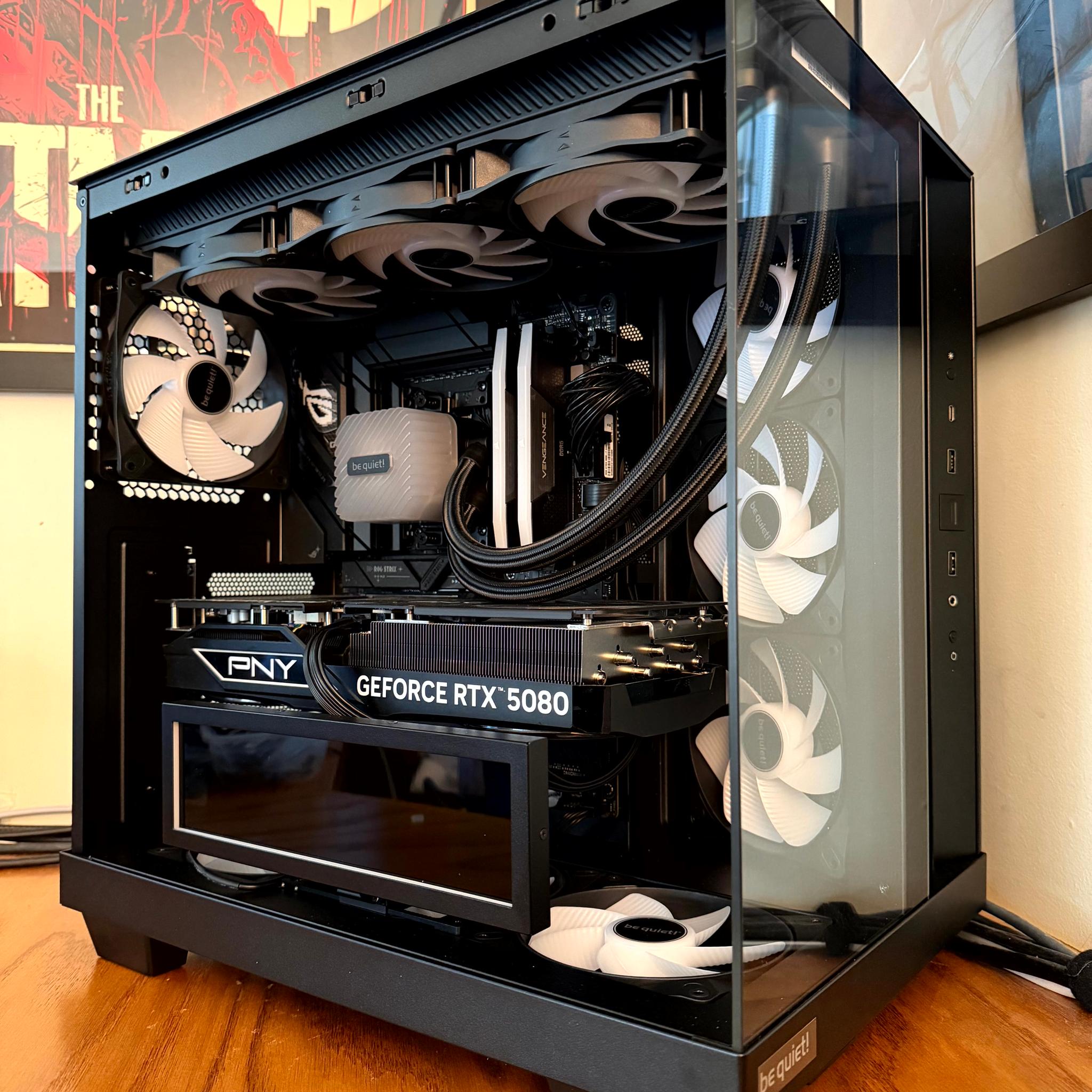Event Horizon - RTX 5080 OC • Ryzen 7 9850X3D • 2TB Gen5 NVMe • 1000W Platinum PSU • New AM5 Build