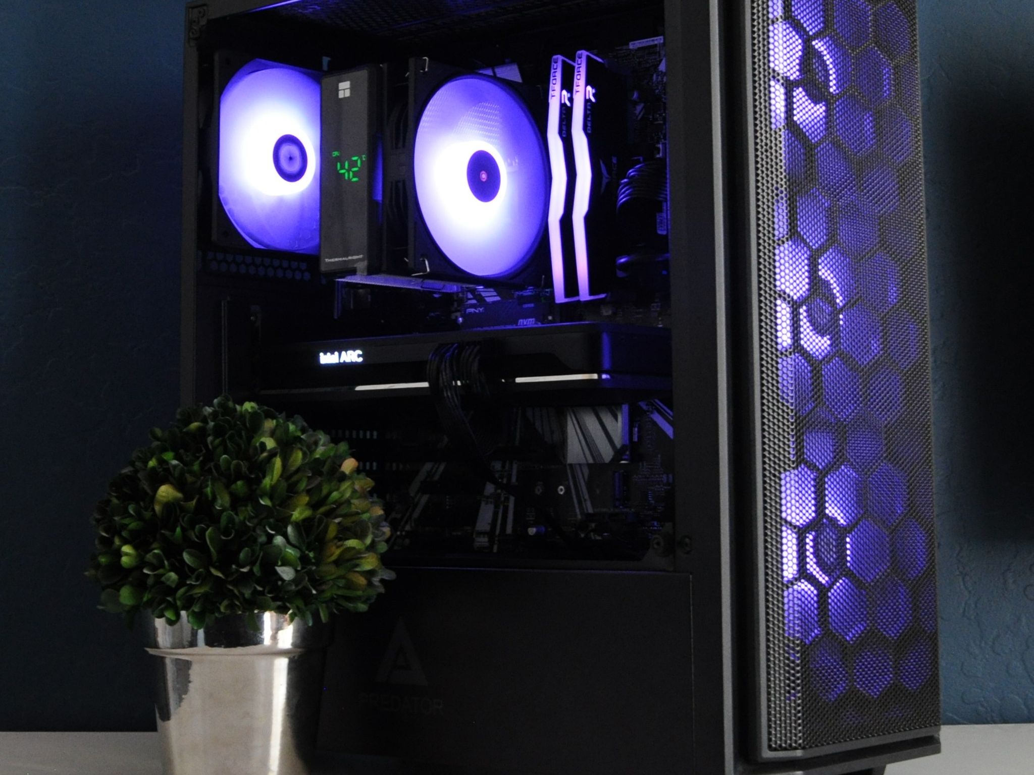 ALL INTEL GAMING PC | WIN 11 READY | ARC A750 | I5 9400F | 16GB RAM | 1TB SSD | ARGB | 1080P/1440P