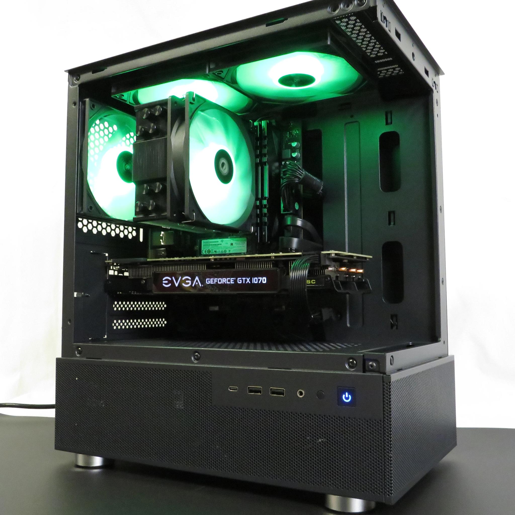 High Quality Entry Level gaming. Ryzen 5 2600 + GTX 1070 + 1 TB M.2 SSD
