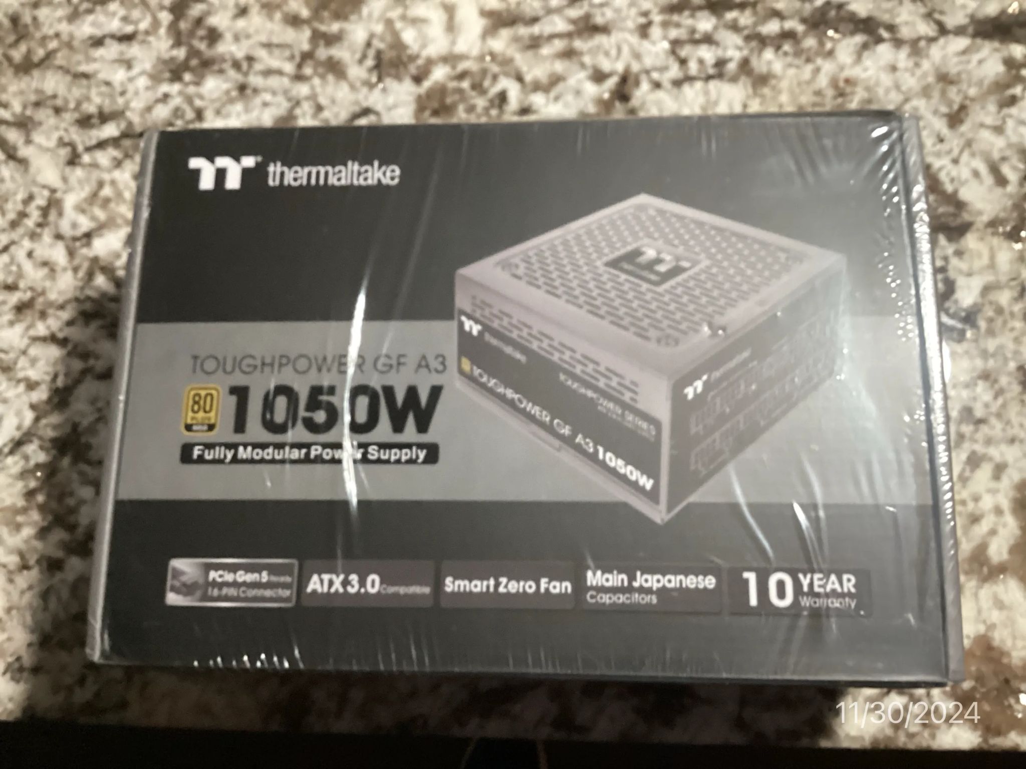 ++ NEW ++ Factory sealed Thermaltake Toughpower GF A3 1050W, 80 Plus Gold Fully Modular Power Supply