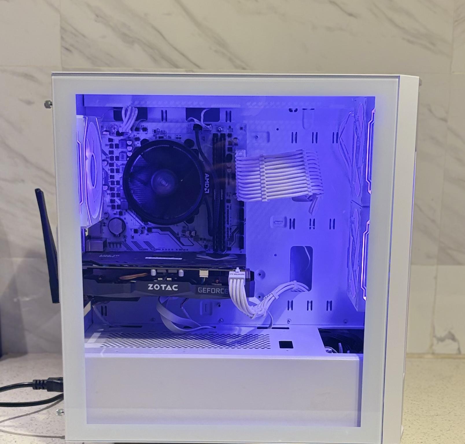 Great White ⚪️ RTX 2060 | Ryzen 5 | 16GB | Gaming Pc
