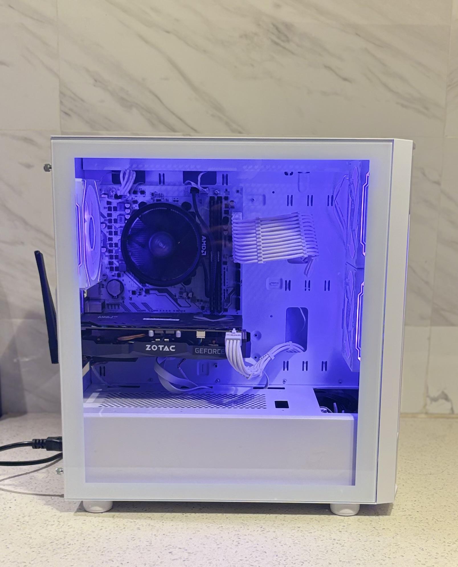 Great White ⚪️ RTX 2060 | Ryzen 5 | 16GB | Gaming Pc