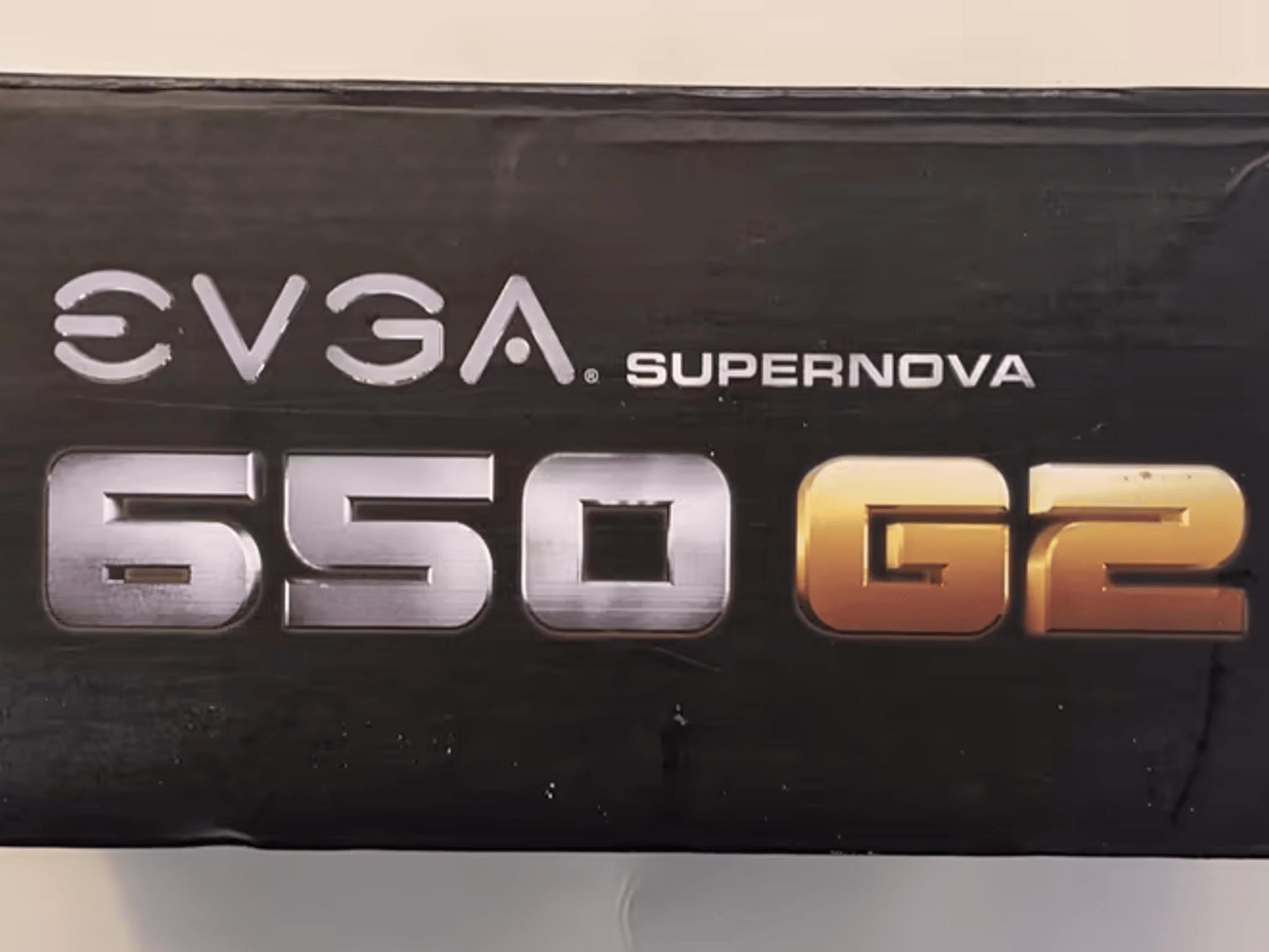650 W Gold rated EVGA power supply