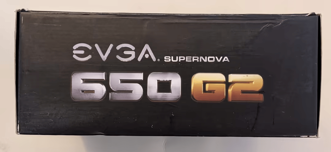 650 W Gold rated EVGA power supply