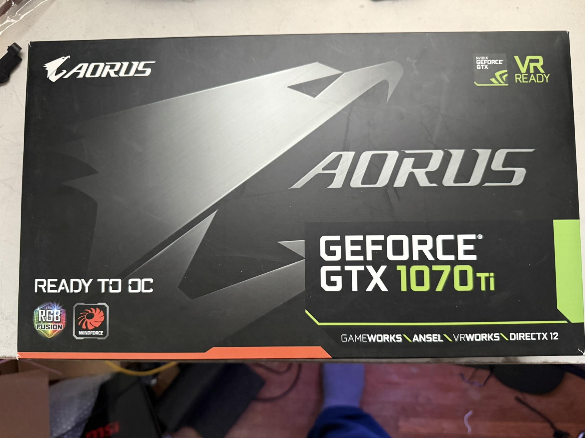 Aorus GTX 1070Ti 8gb