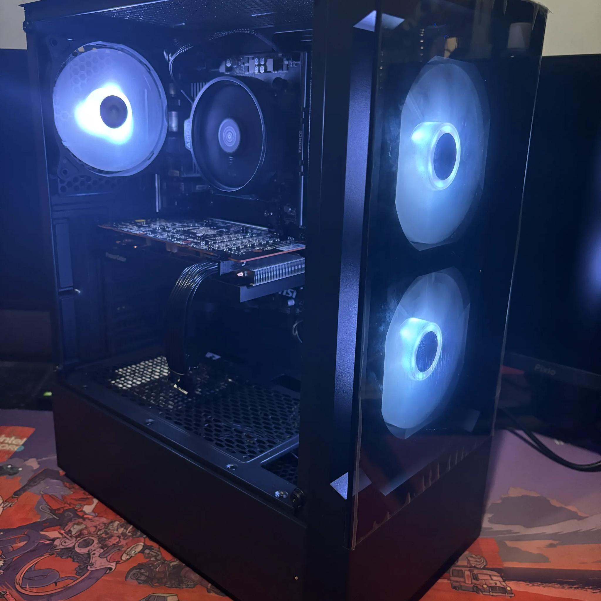 👑Gaming PC (Ryzen 5 5600X + AMD GPU + 16GB DDR4)