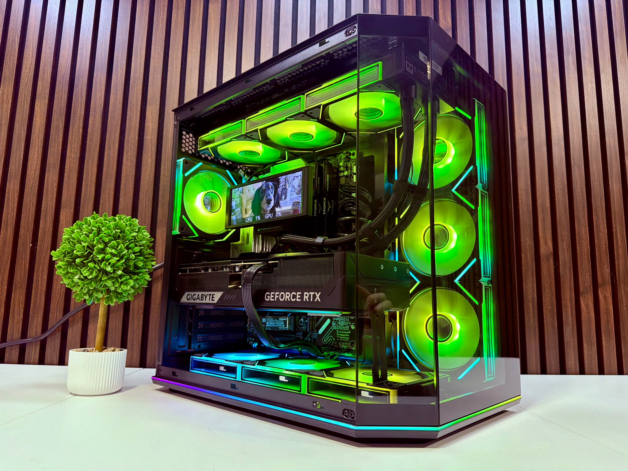 RTX 5090 | Ryzen 9950X3D | 64GB DDR5 | 4TB M.2 | 1200 Watt Gold PSU | LCD AIO