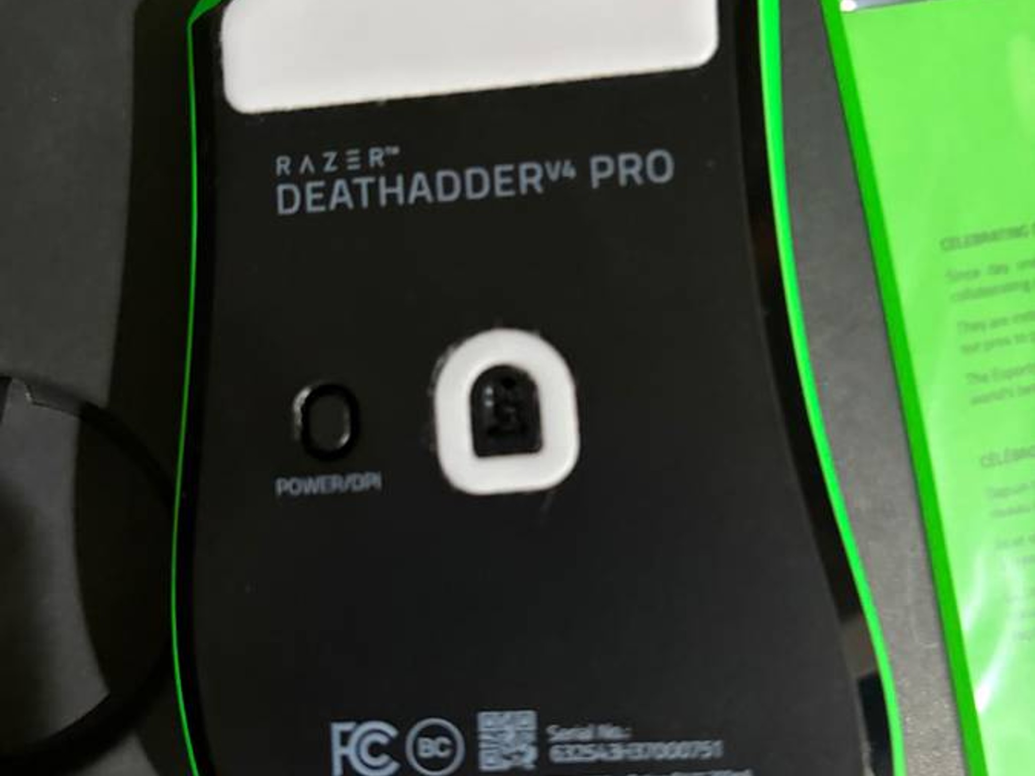 Razer Deathadder V4 PRO ESPORTS GREEN EDITION