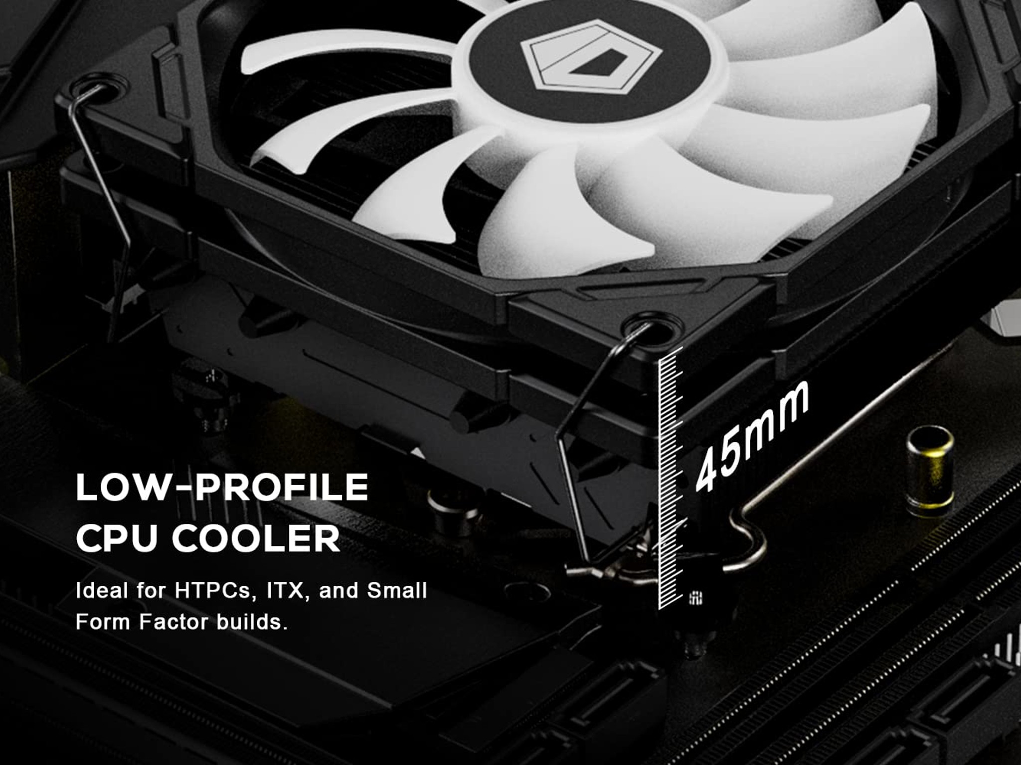ID-COOLING IS-40X 45mm Height Low Profile CPU Cooler BNIB Intel LGA 1700 115X/1200 AMD AM4