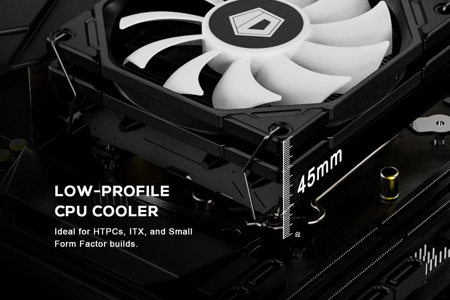ID-COOLING IS-40X 45mm Height Low Profile CPU Cooler BNIB Intel LGA 1700 115X/1200 AMD AM4