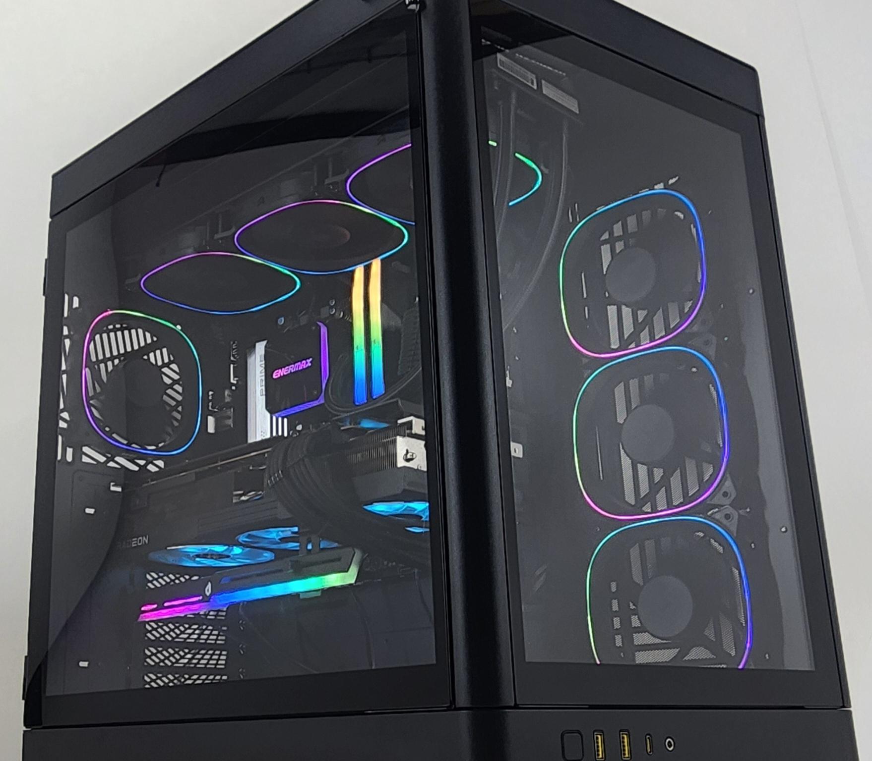 Gaming PC Ryzen 9 9900X 48GB RAM 2TB SSD RX 7900 XTX 24GB Windows 11 Computer