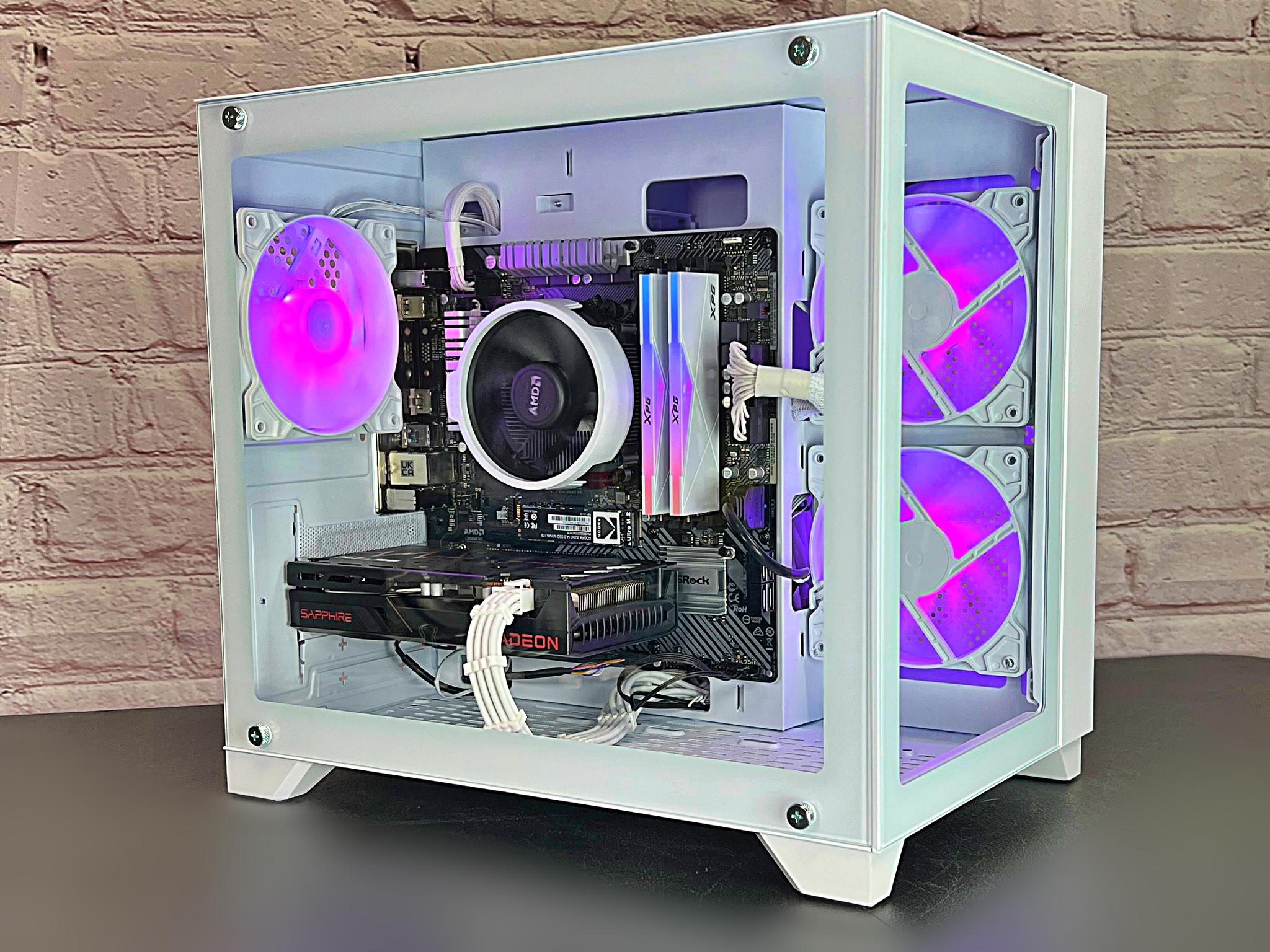 Ryzen 5 3600 RX 6600 16GB RAM 1TB M.2 Wifi 5 Bluetooth Window 10 Gaming PC