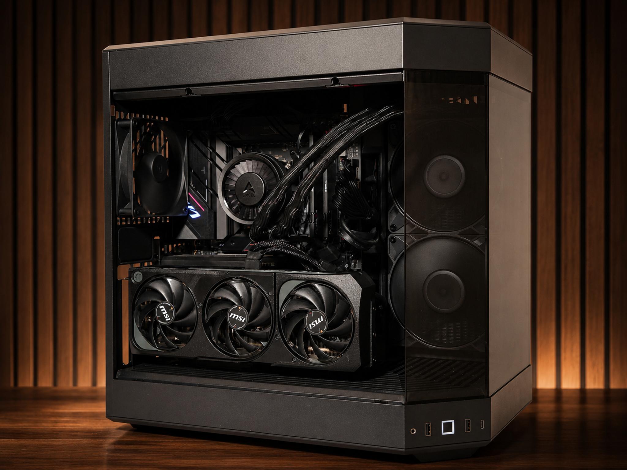 ALL Black V2 | RTX 5080| Ryzen 9 7900x | 32GB DDR5 | 1TB NVME | GOLD PSU | Windows 11 | WIFI