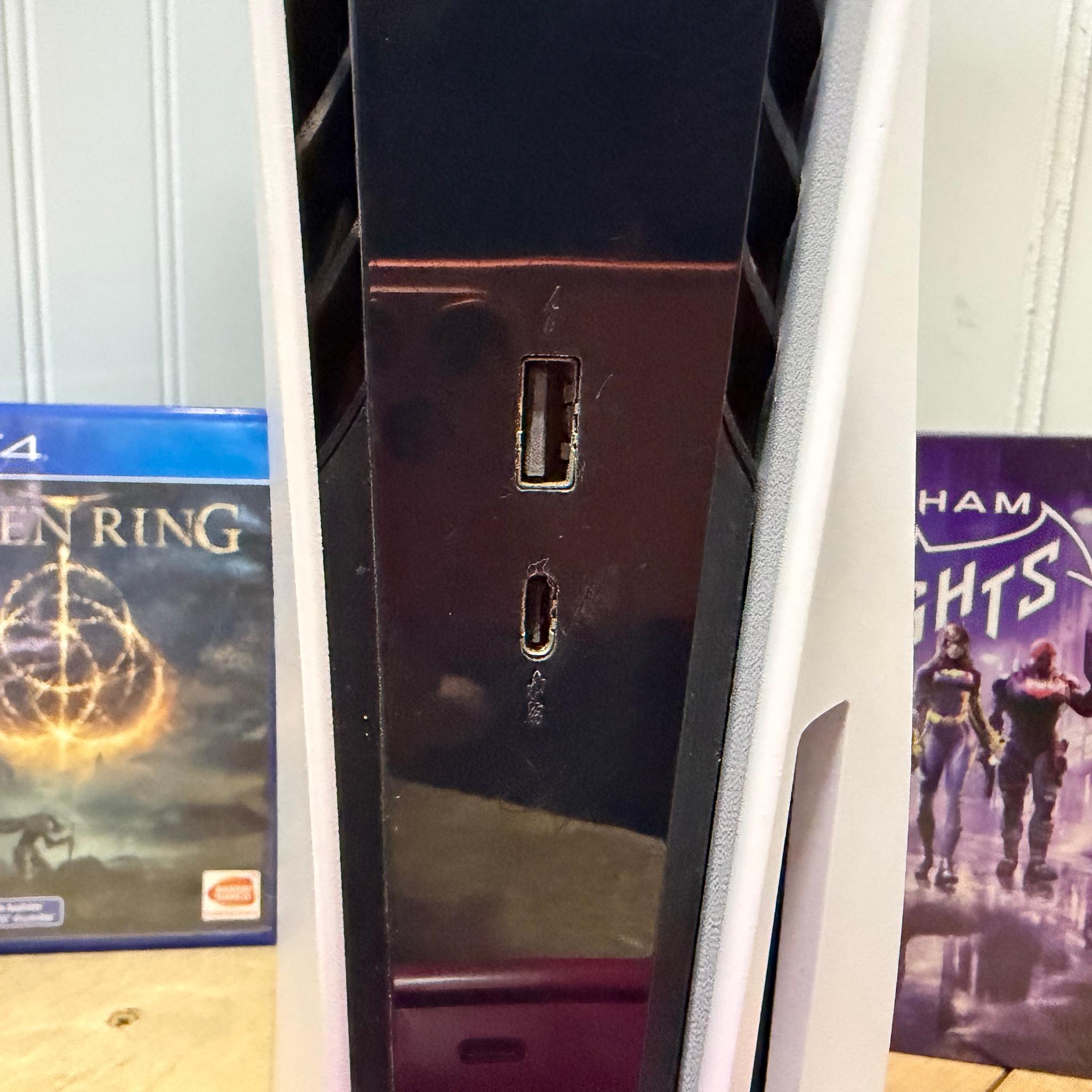 PS5 Disc Edition 4 GAMES Freshly cleaned re applied liquid meatal and new HDMI port READY TO GAME