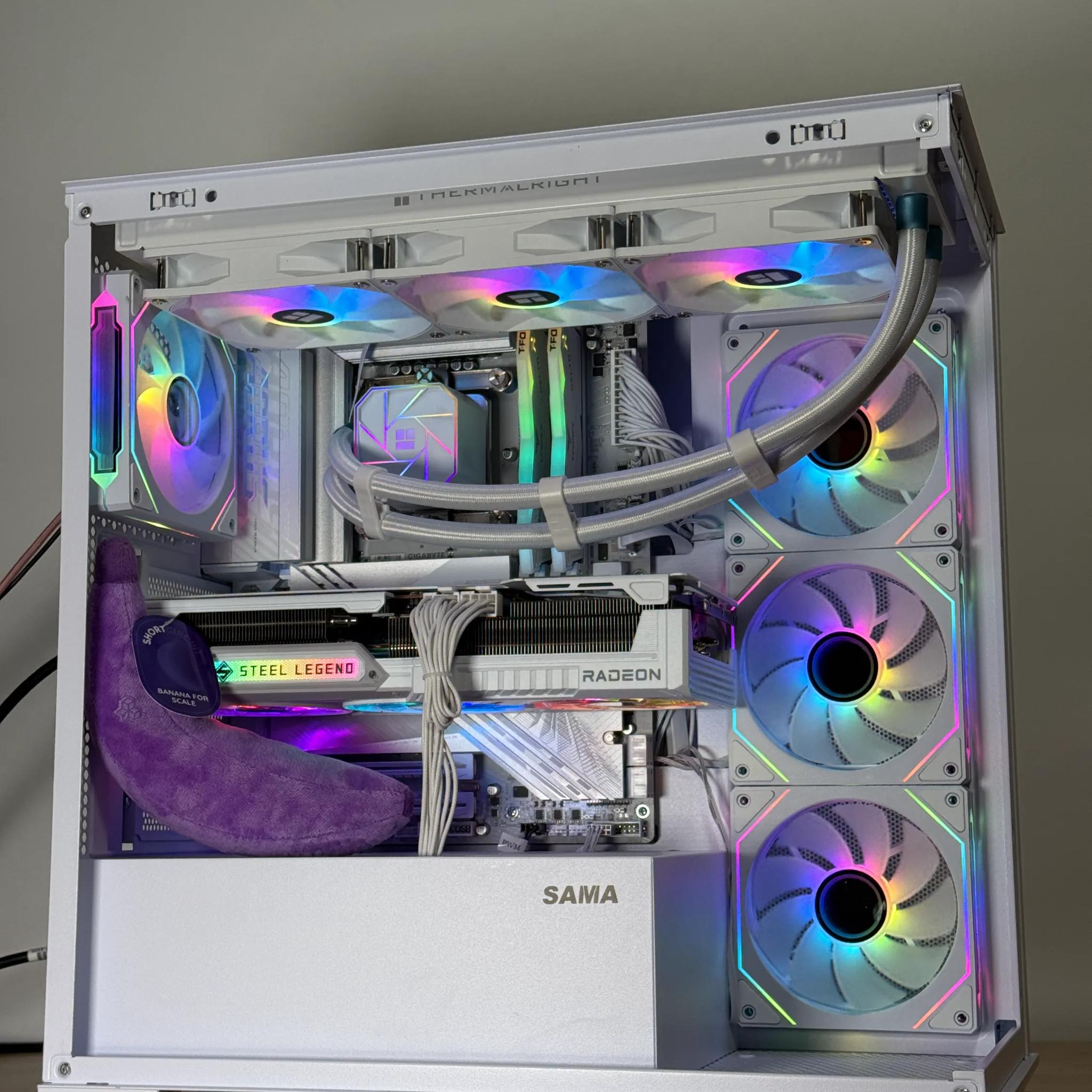 AMD RX 9070XT Intel Core Ultra 7 265k Gaming PC