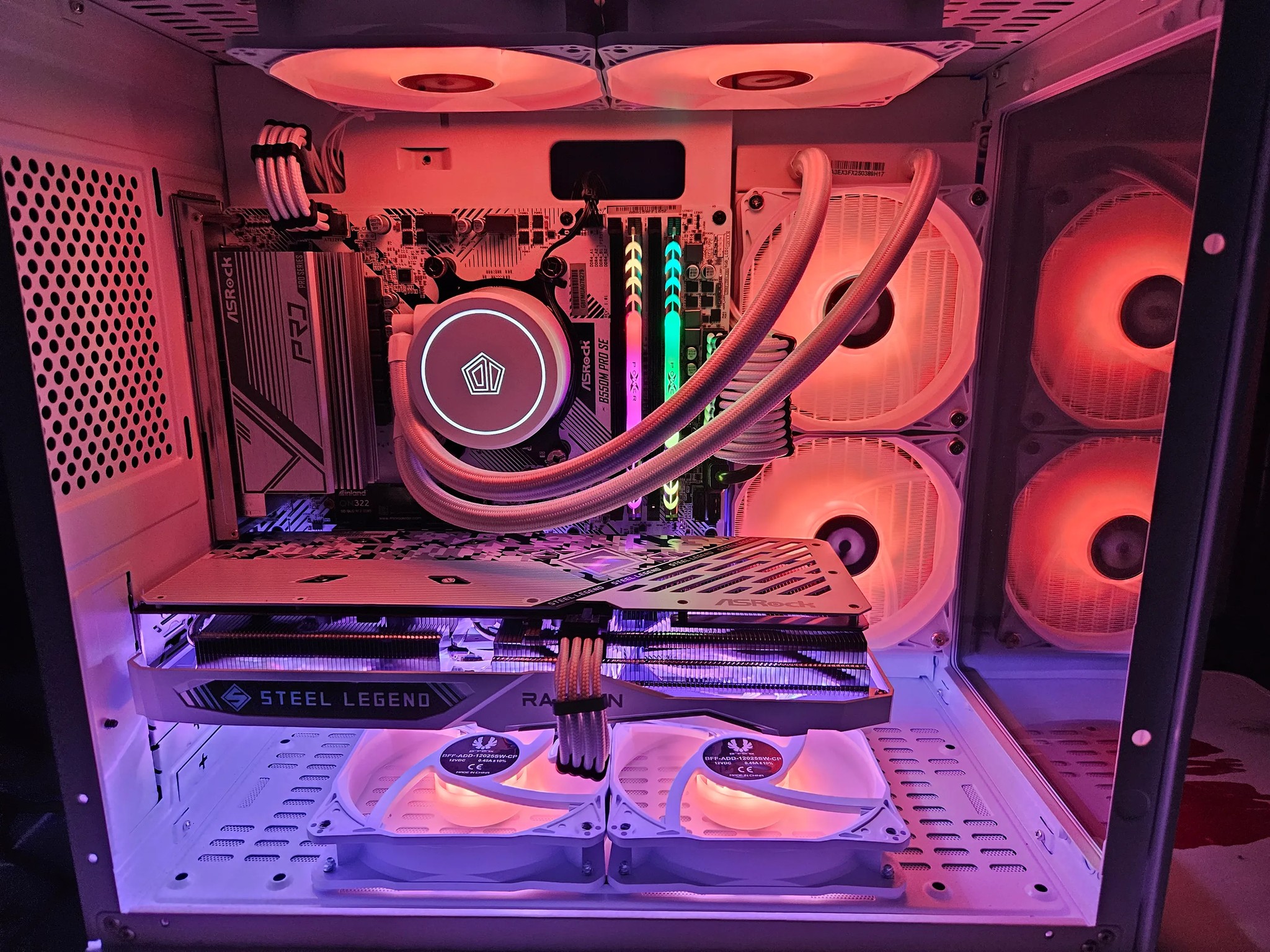 Spooky Season deal! Arctic Beast Liquid cooled RIG Ryzen 7 5700X / 32GB RAM/ 2TB SSD/ RX 6650 XT