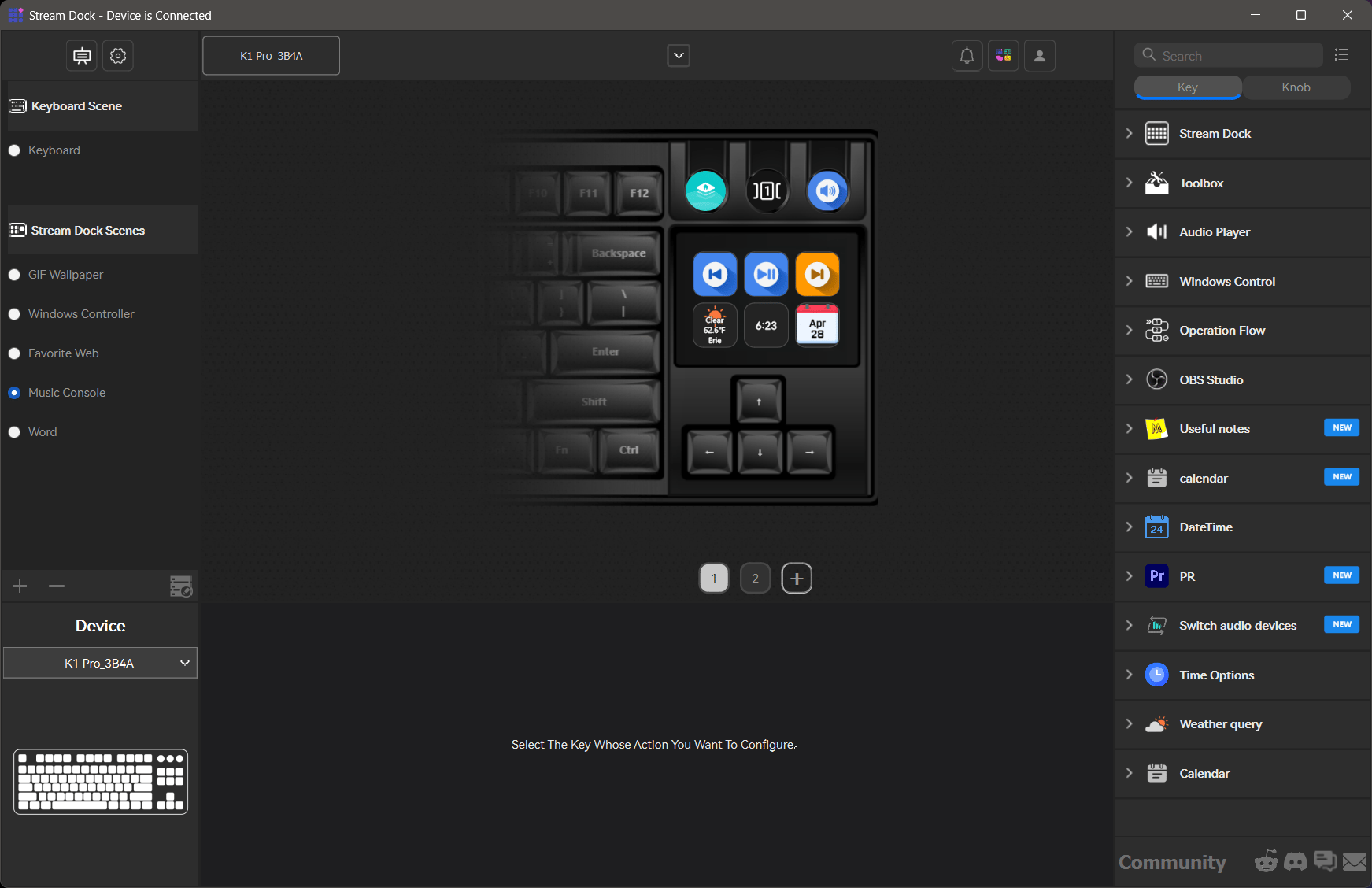 ⌨️Gaming Keyboard with Stream Deck
