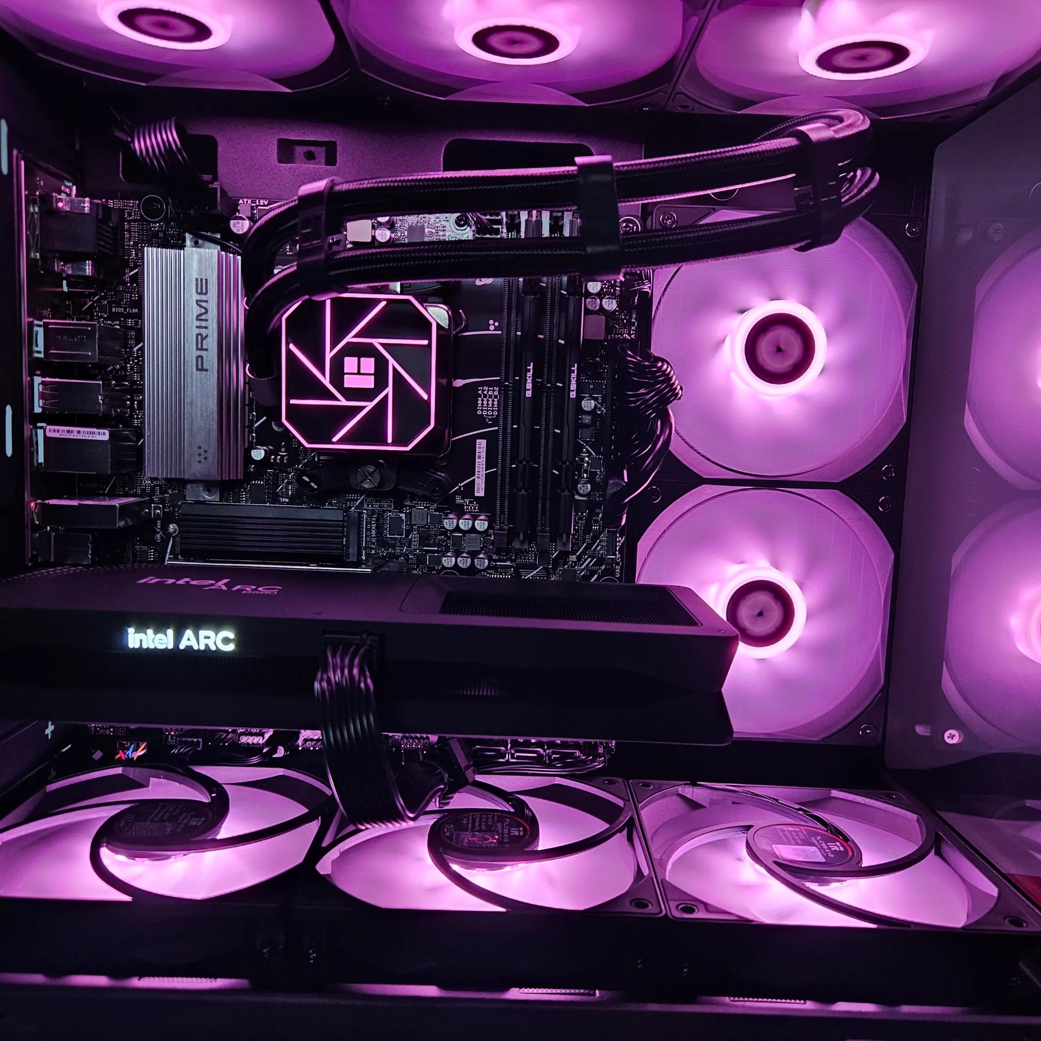 Limited time 2TB SSD UPGRADE! Liquid cooled Ryzen 5 / 32GB DDR5 / 2TB SSD / Intel ARC B580 12GB