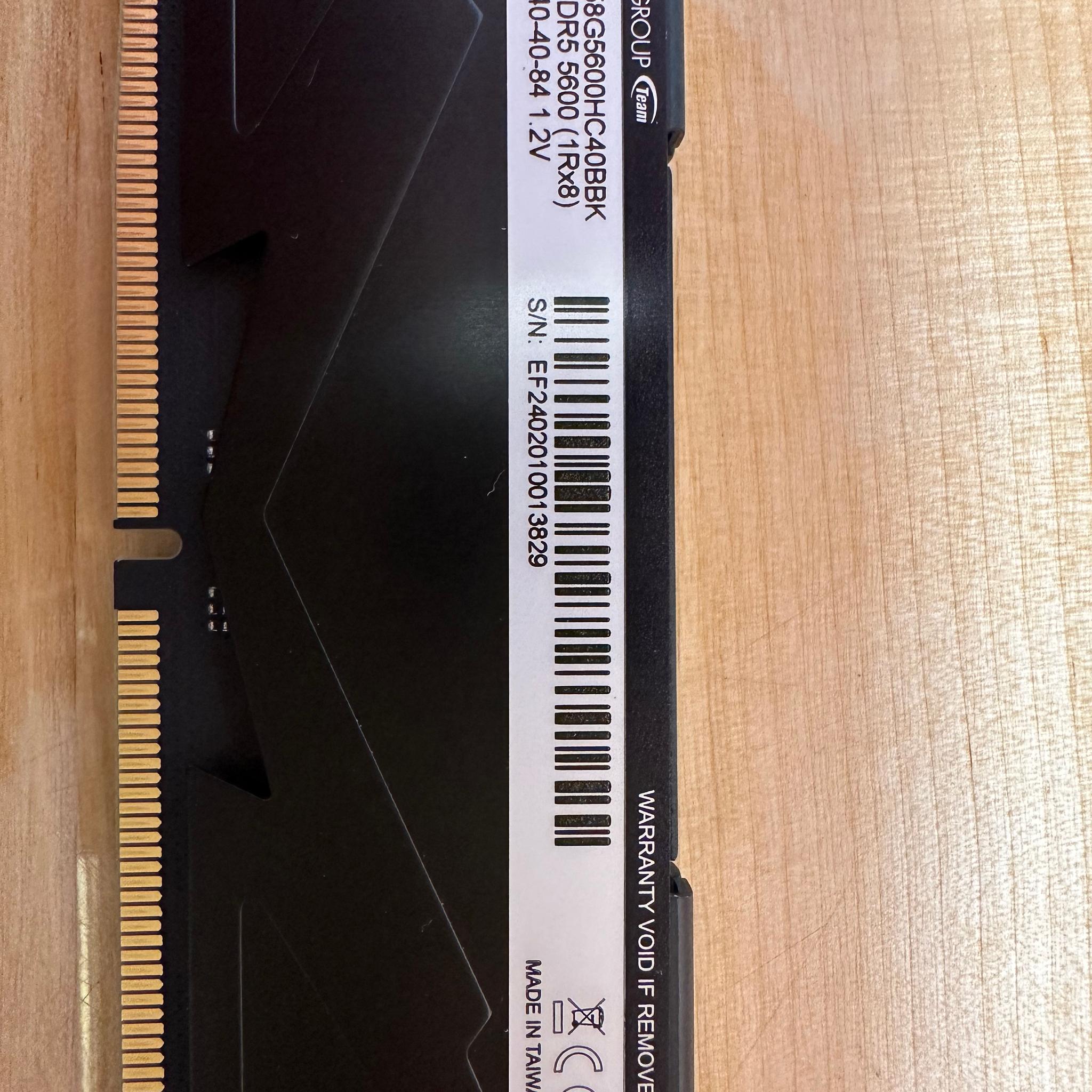 16gb Teamgroup DDR5 5600mt/s