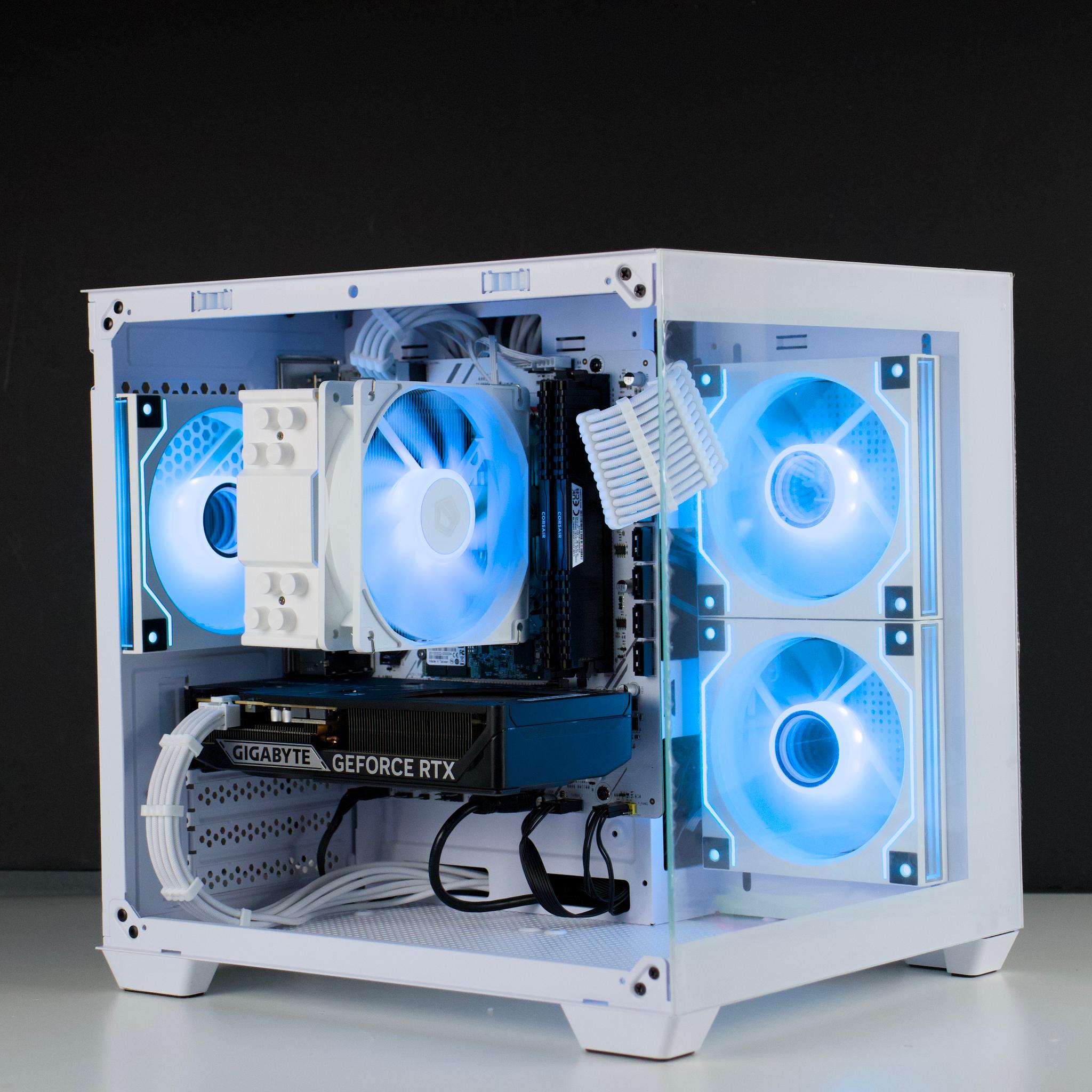 🧊❄️🧊 White Gaming PC – RTX 5060, Ryzen 5 5600X, 32GB RAM, 960GB SSD - WiFi, BlueTooth 🧊❄️🧊