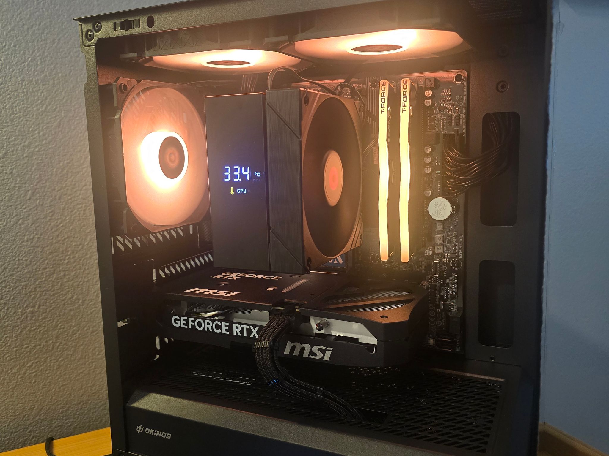 Custom Gaming PC Build AM4 "Blackout" 5060 Ti (8gb)