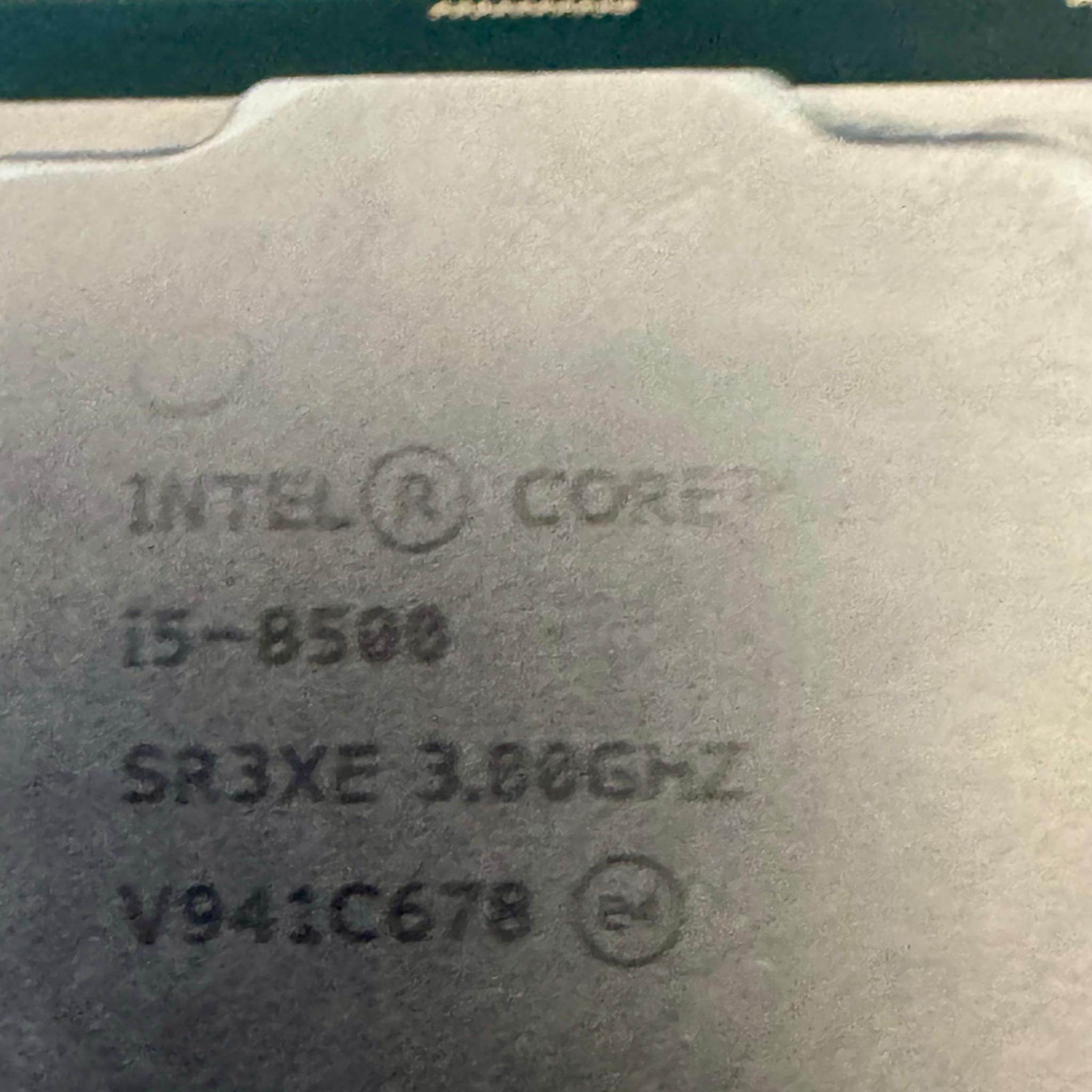 Intel 8th Gen Core i5-8500 SR3XE 3.0GHz (Turbo 4.1GHz) 6-Core 9MB LGA-1151 CPU