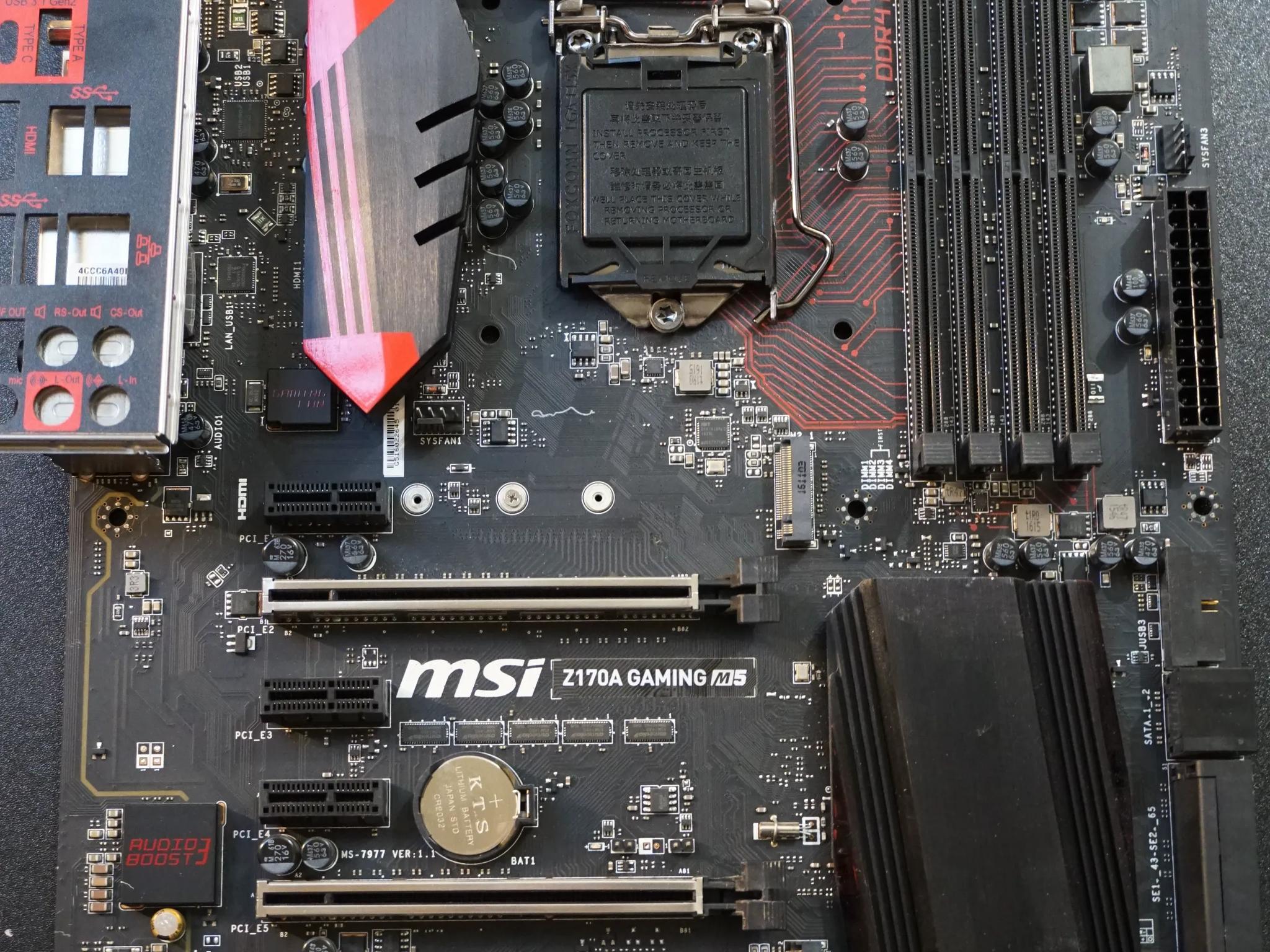 MSI Z170A Gaming M5 LGA1151 Motherboard with Watercooling Monoblock
