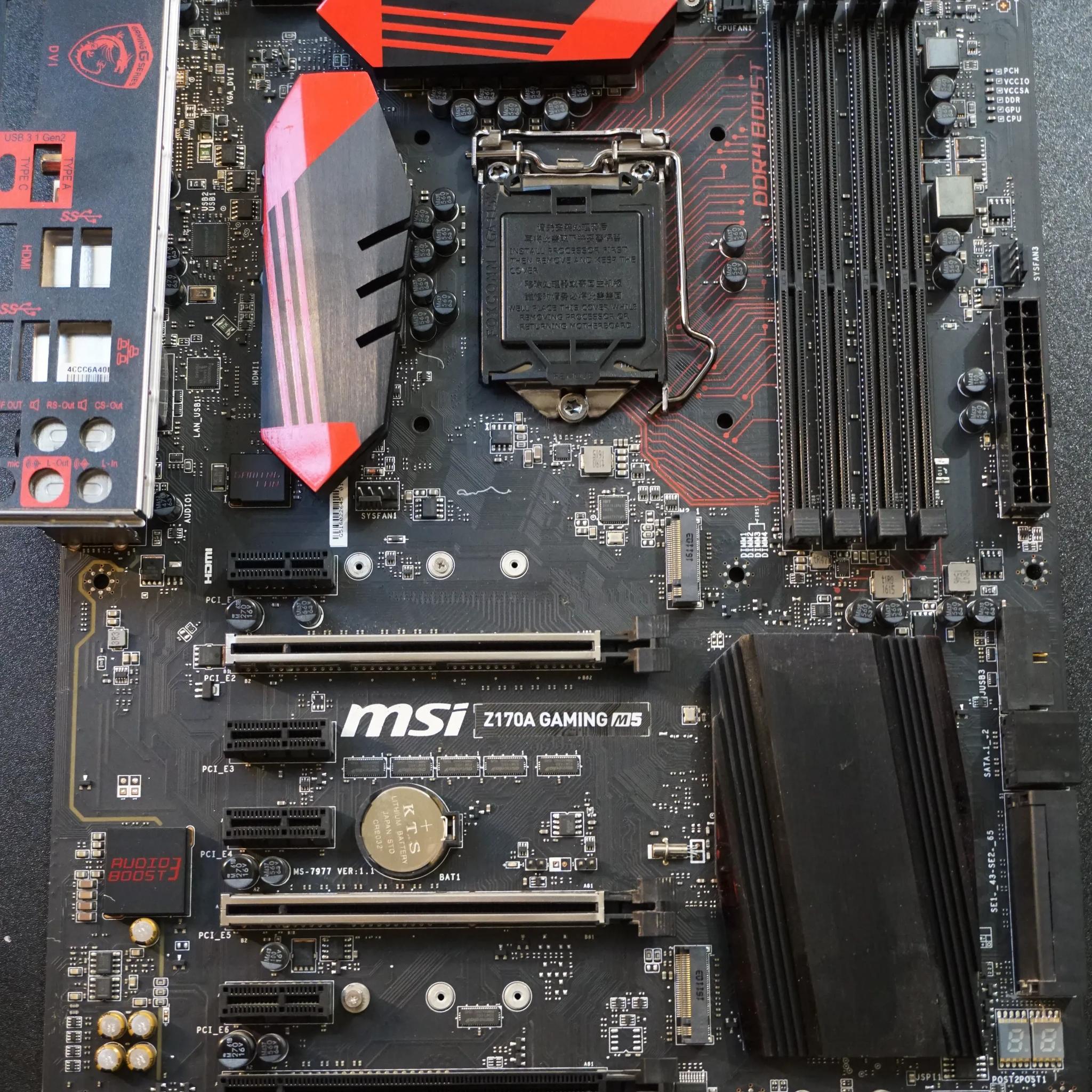 MSI Z170A Gaming M5 LGA1151 Motherboard with Watercooling Monoblock