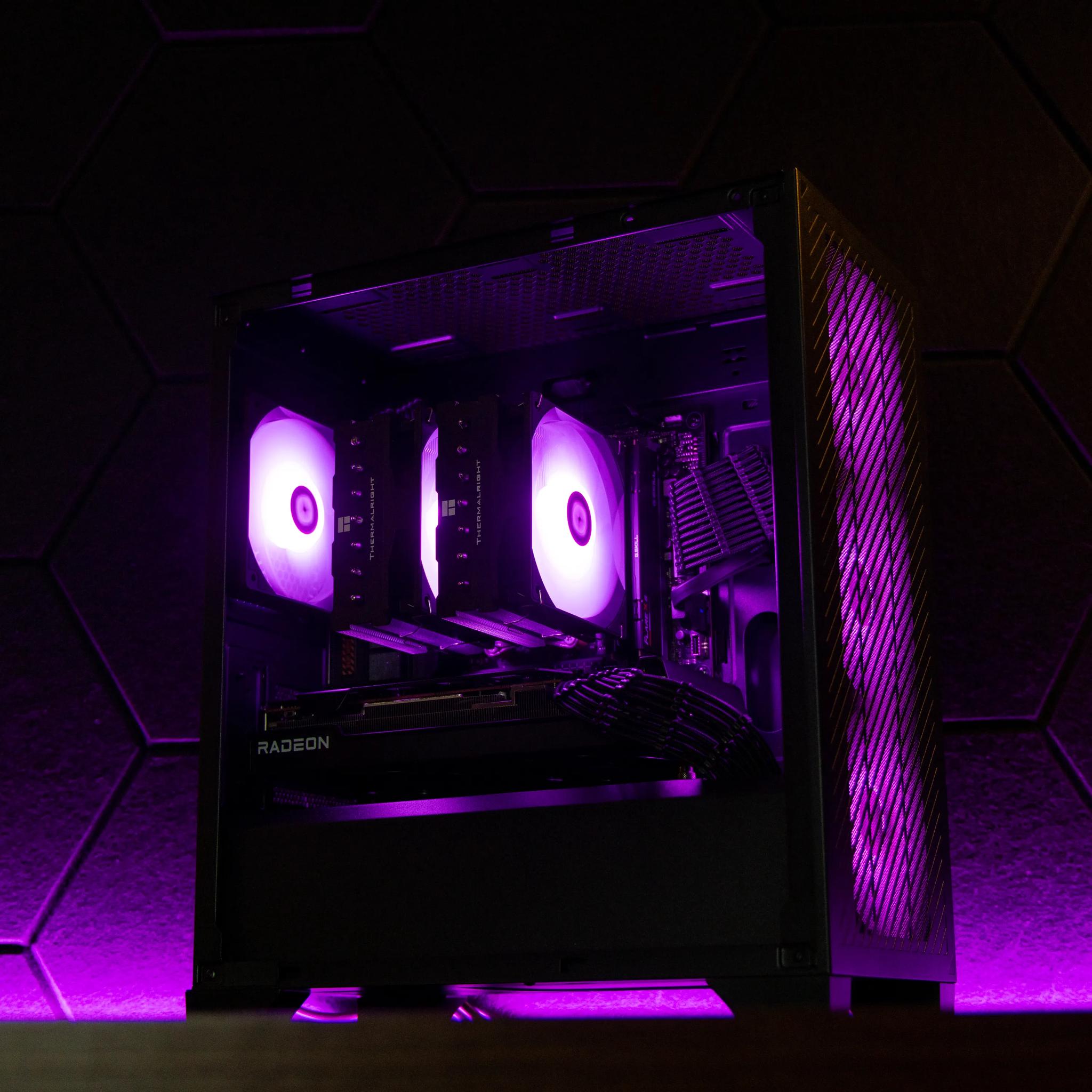 ☁ Arcus ☁ AMD RX 7800 XT / Ryzen 5 9600X / 1TB NVME / 32GB DDR5 Ram / Air Cooler / Windows 11 Pro