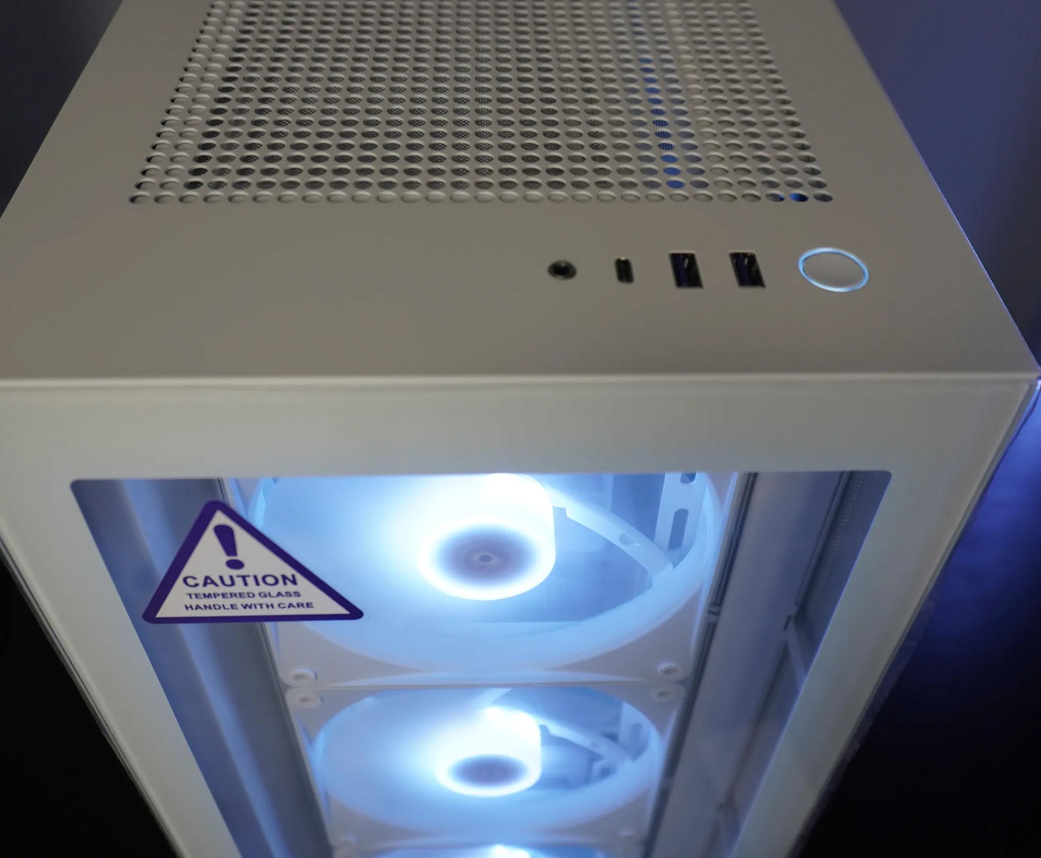 🤍AESTHETIC MACHINE🤍 💚 RTX 4060ti 8GB 💙 Intel I5 12600KF 10 Cores | 32GB DDR5 | 2TB 7000mhz NVME