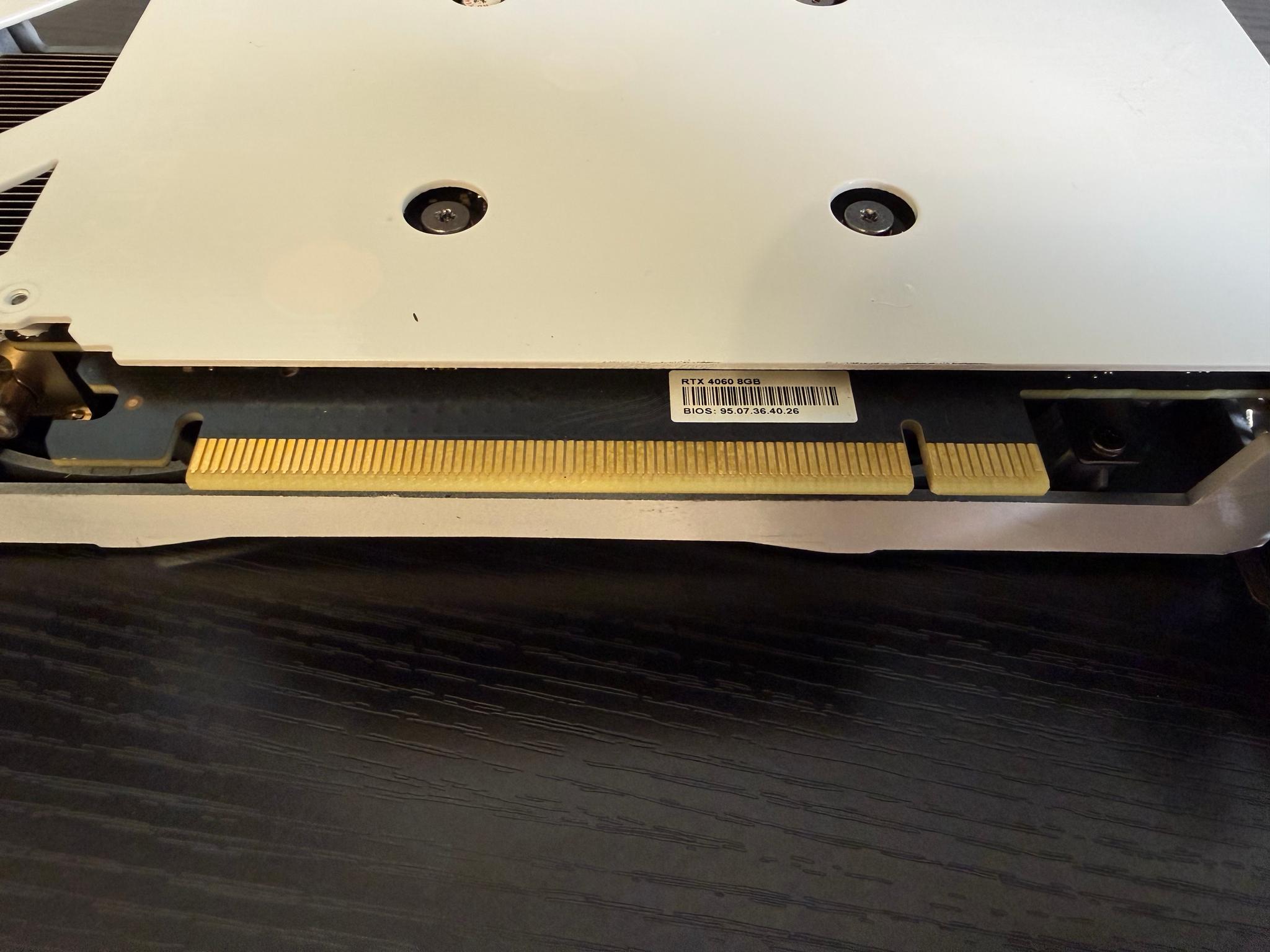 White RTX 4060 | White PNY XLR8 | Shroud painted white, like new!