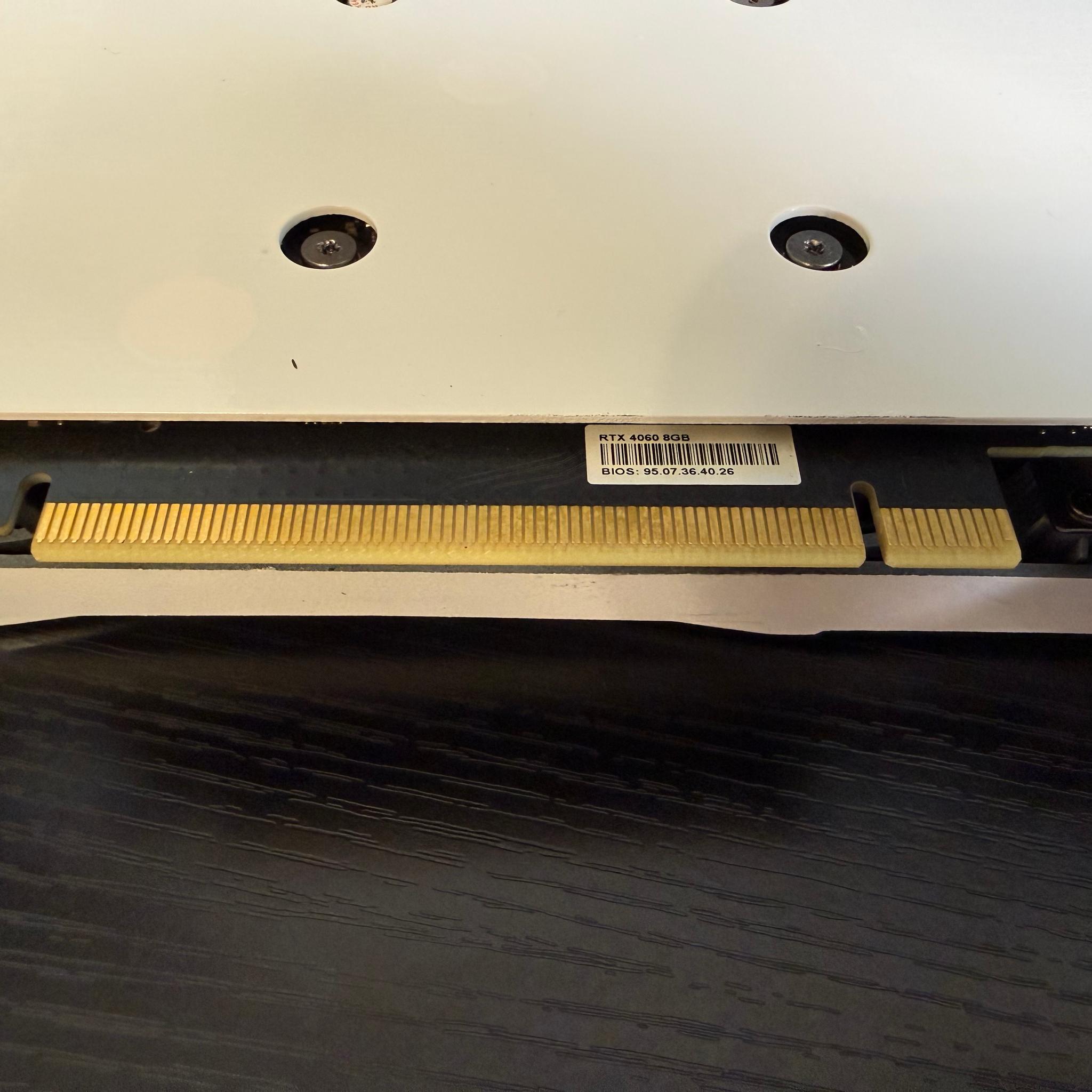 White RTX 4060 | White PNY XLR8 | Shroud painted white, like new!