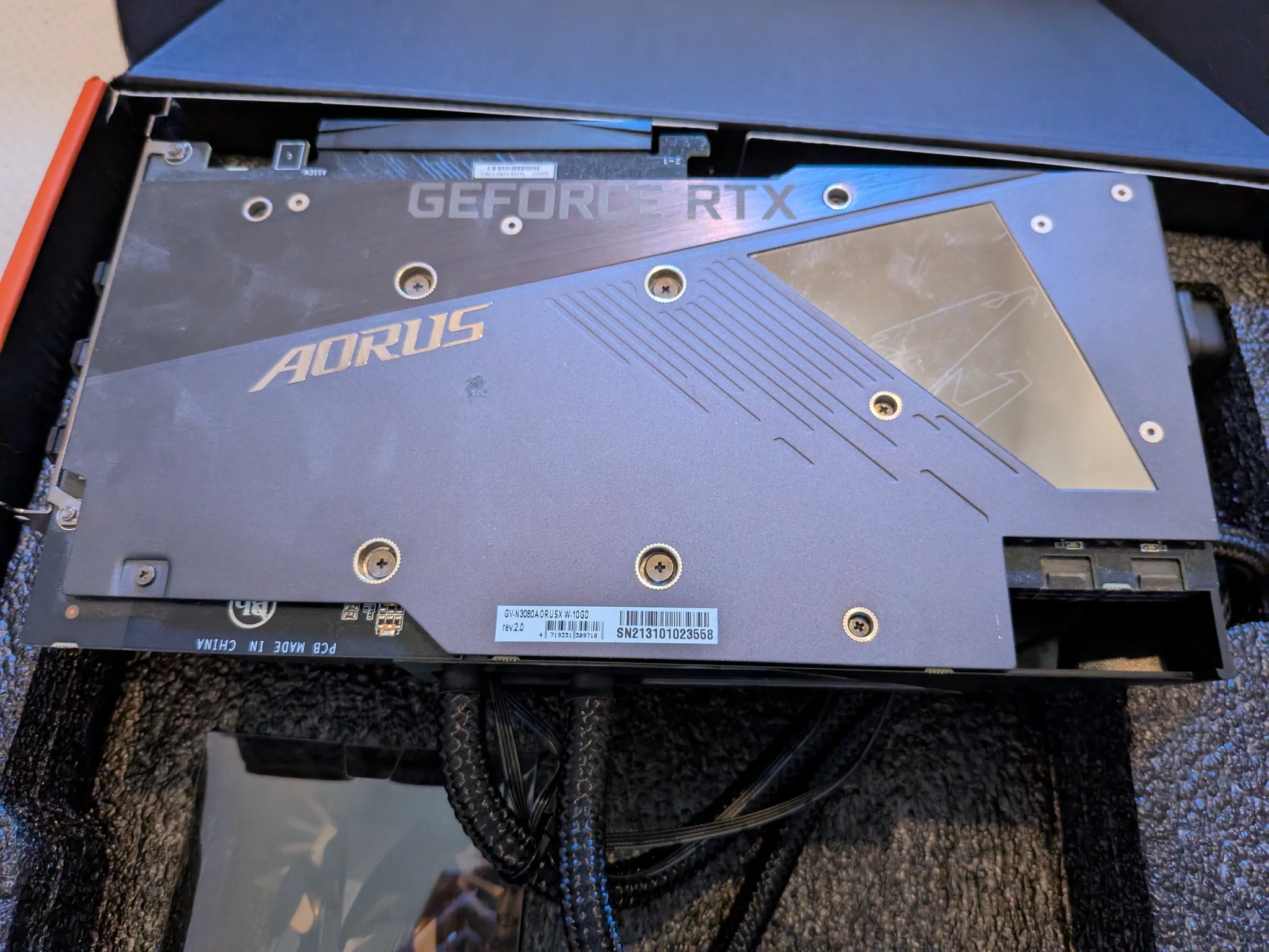 Gigabyte AORUS RTX 3080 Xtreme Waterforce V2 10GB