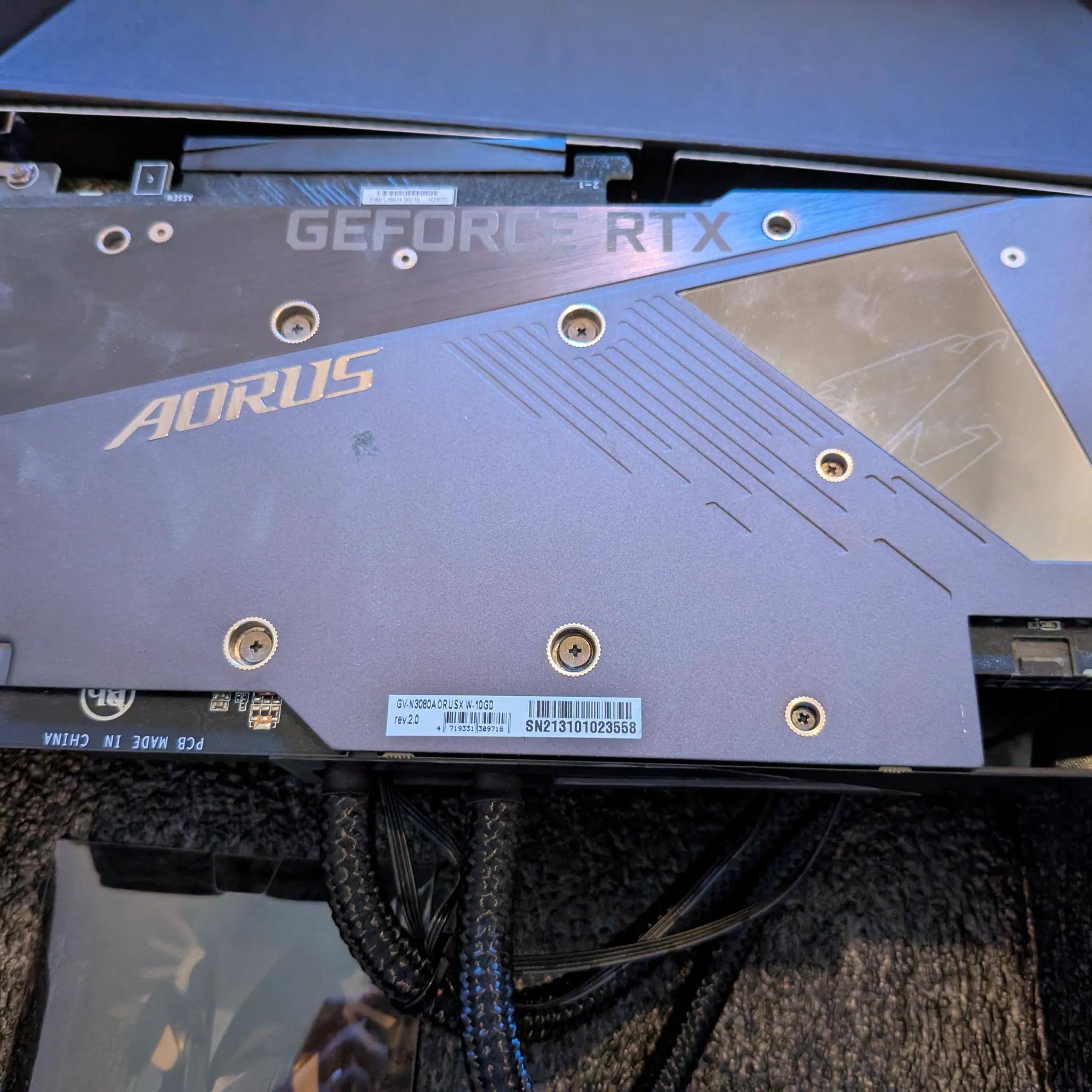 Gigabyte AORUS RTX 3080 Xtreme Waterforce V2 10GB