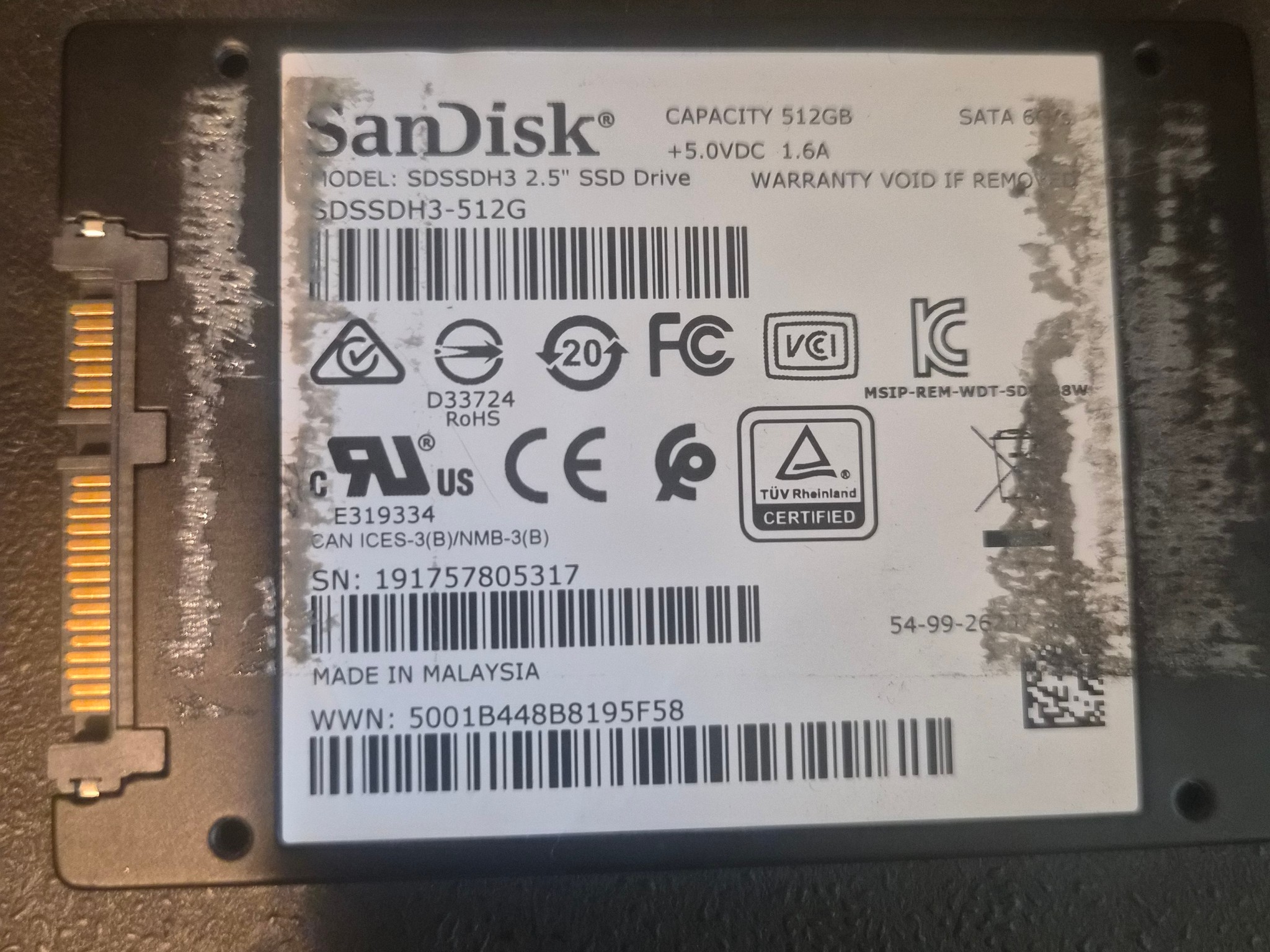 SanDisk 512GB SSD