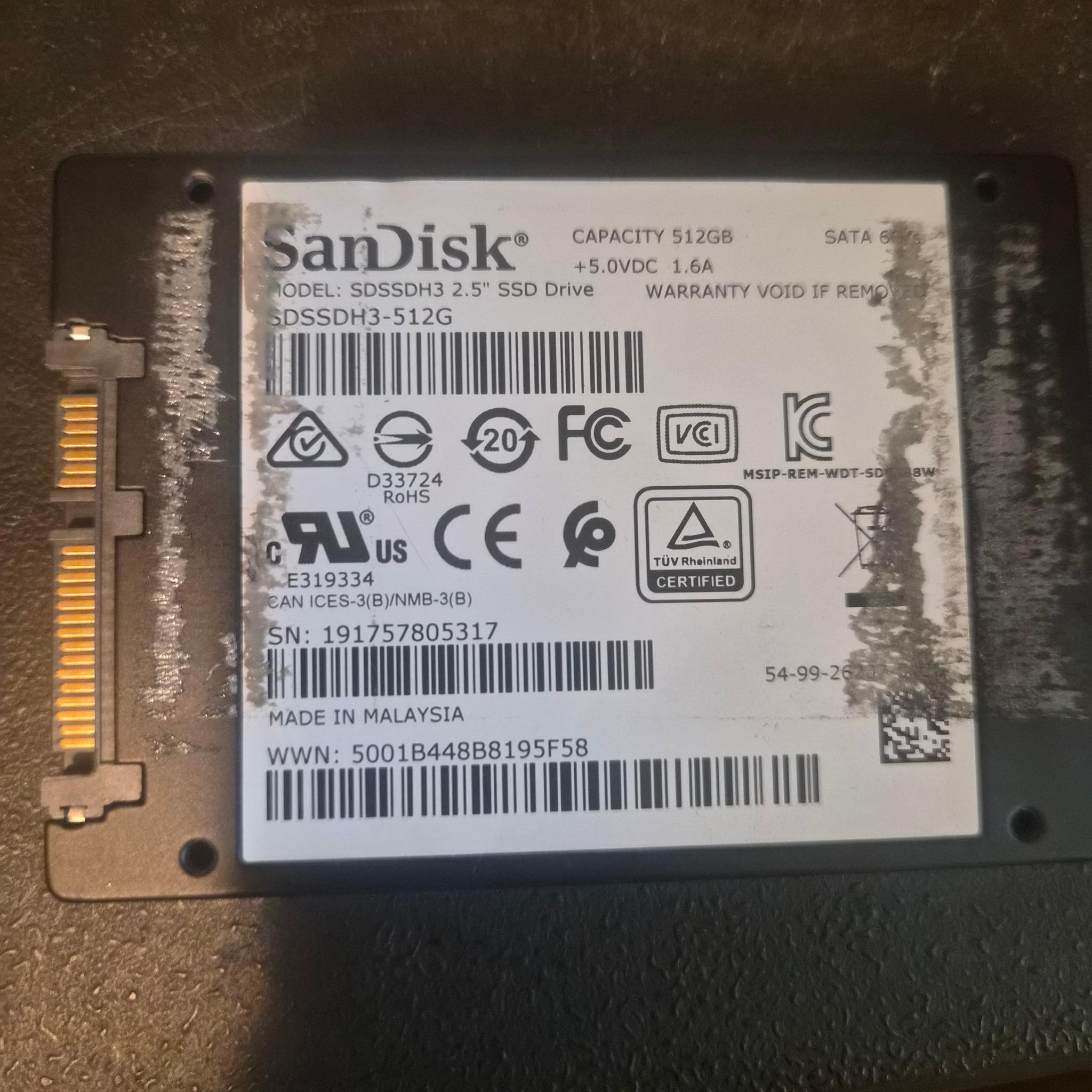 SanDisk 512GB SSD