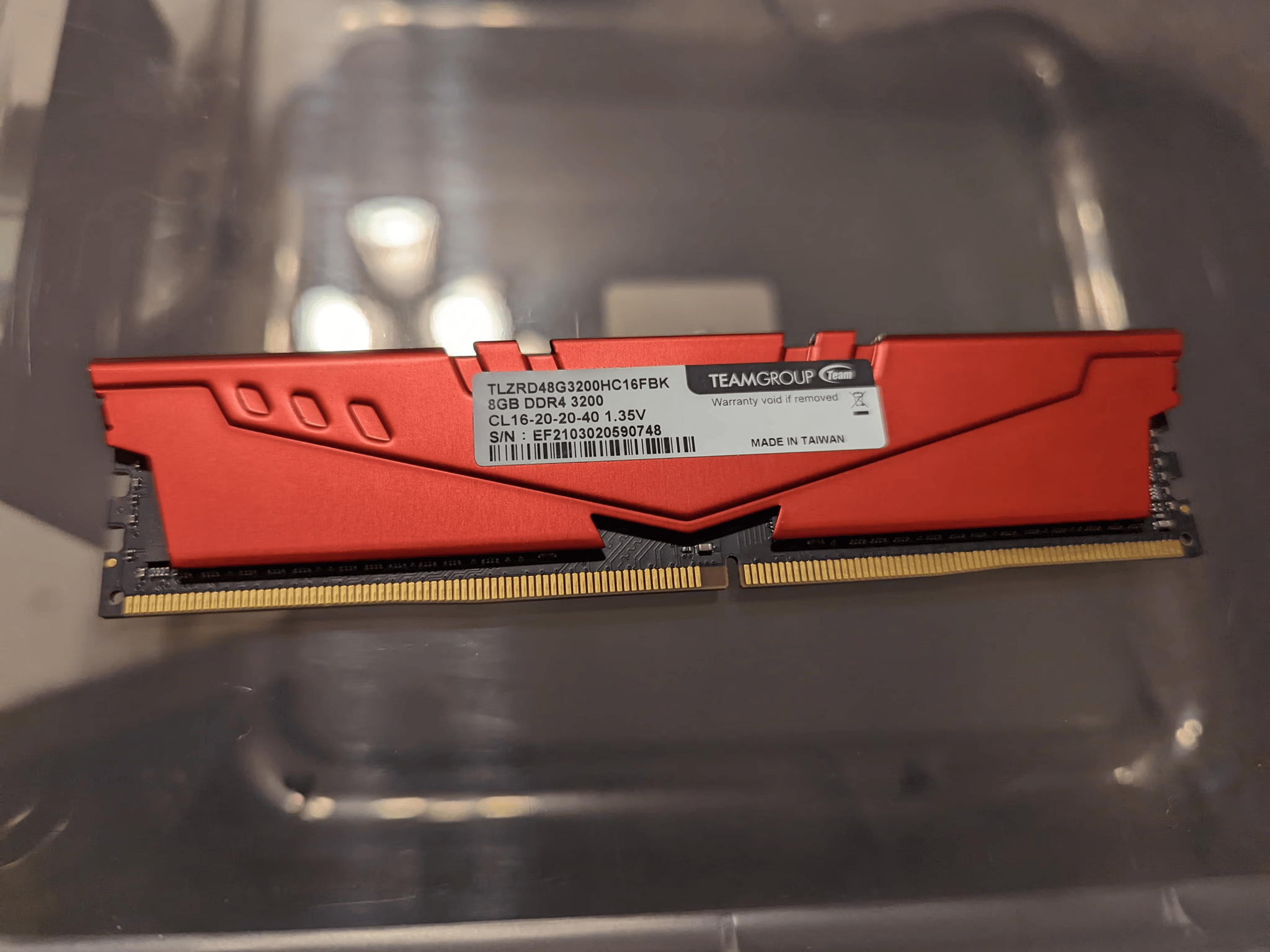 TEAMGROUP T-Force Red VulcanZ 8gb 3200mhz c16 single dimm RAM