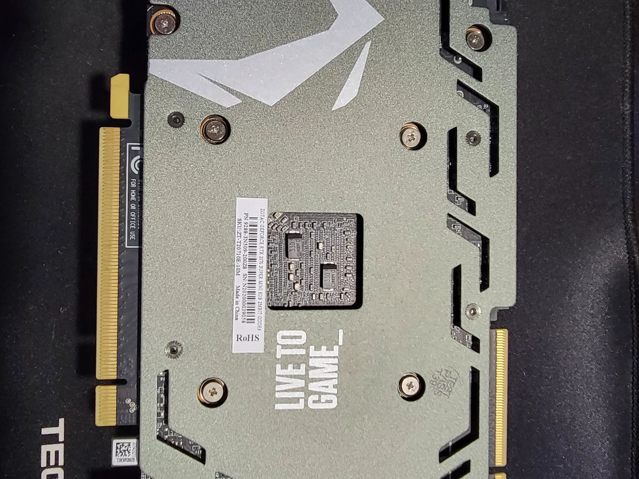 ZOTAC GEFORCE RTX 2070 SUPER MINI 8GB 256BIT GDDR6