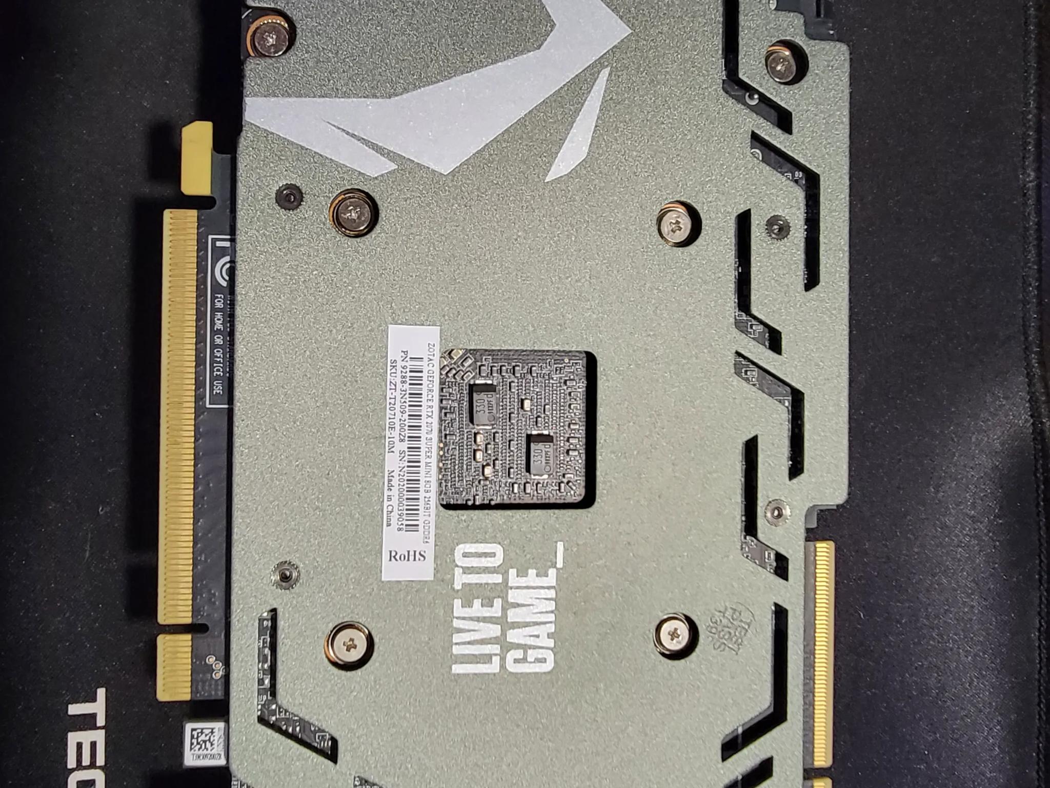 ZOTAC GEFORCE RTX 2070 SUPER MINI 8GB 256BIT GDDR6