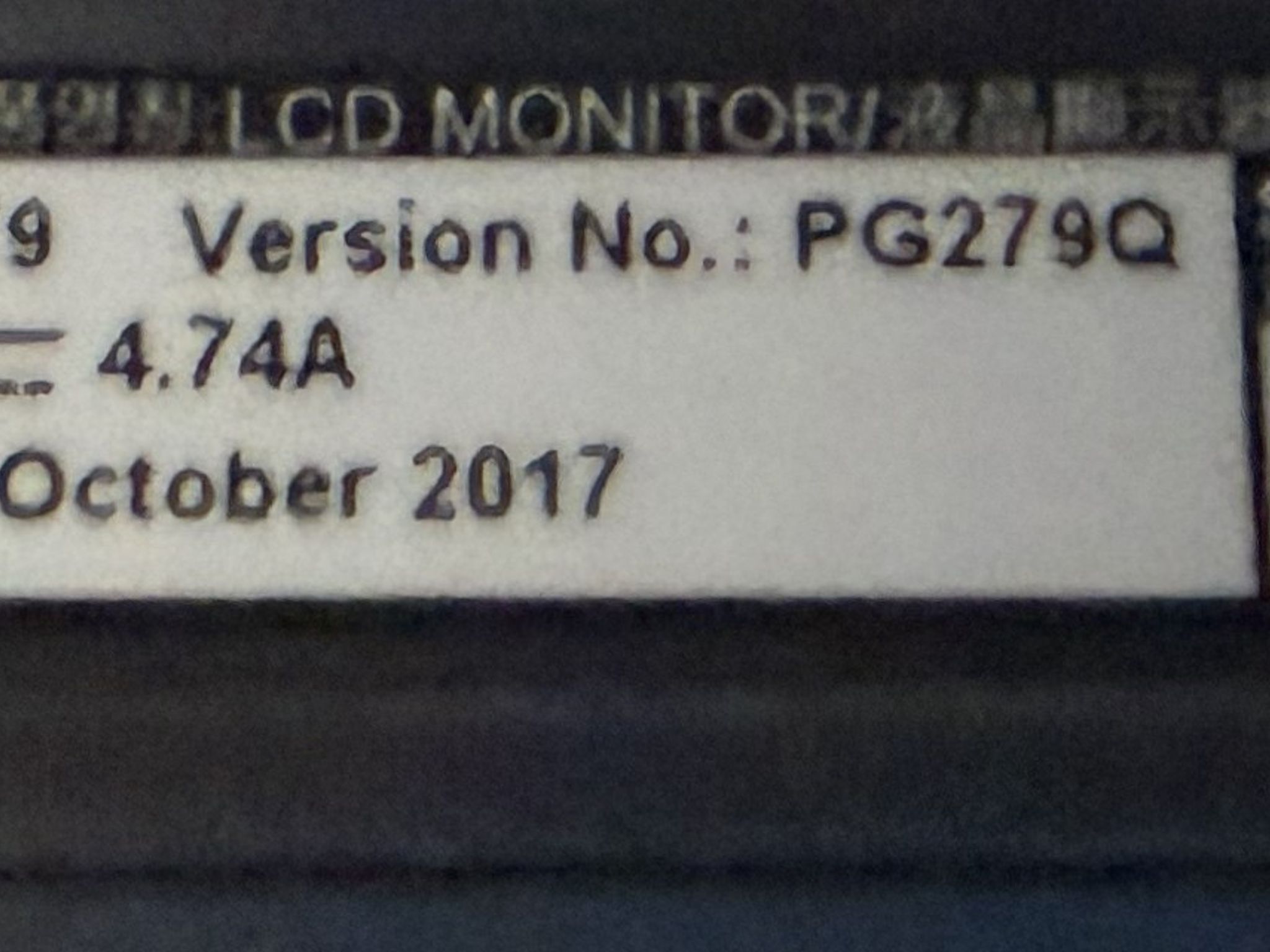 Asus PG279Q ROG Swift 27-inch 165Hz Gaming Monitor