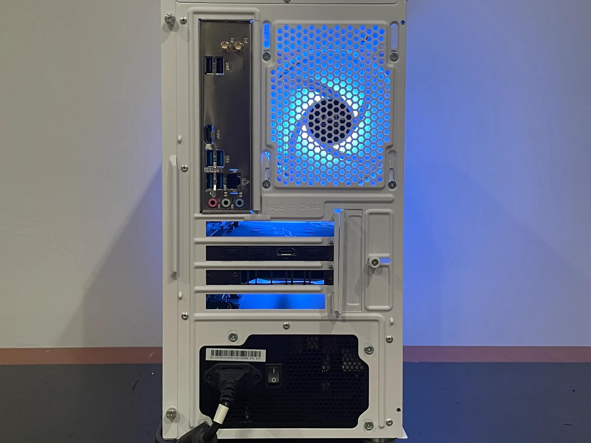 ⚪ White 1080p PC | RTX 2060 12GB | Ryzen 5 3600 | WiFi and Bluetooth | ARGB Control ⚪